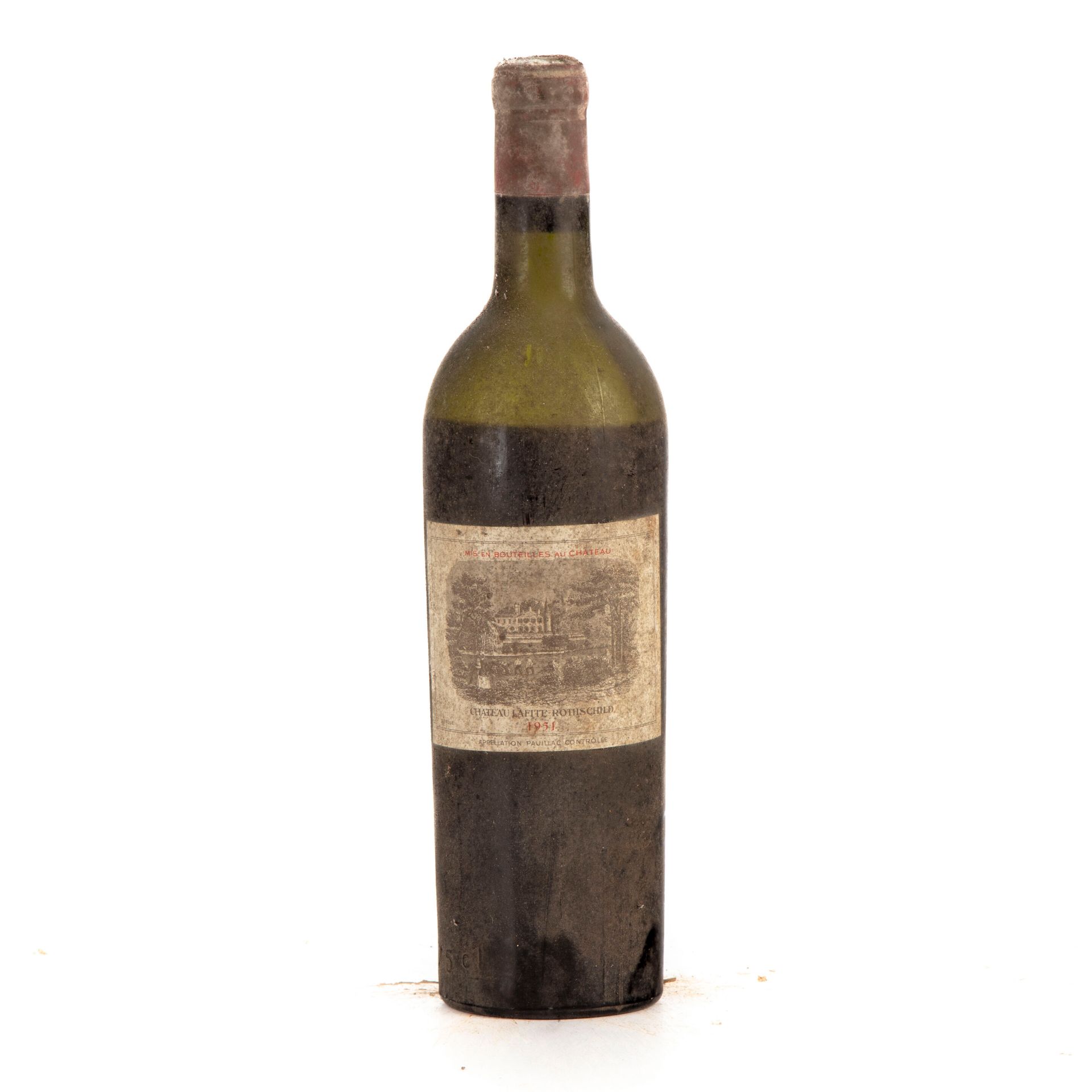 Null "1 Flasche Château Lafitte Rothschild 1951 1er GCC Pauillac.

(N. B/v, E. A&hellip;