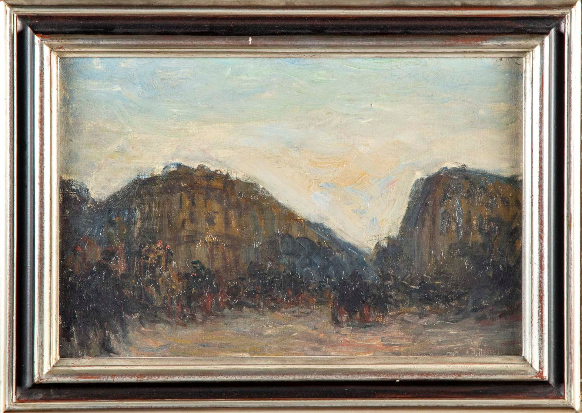 HILLAIRET 阿纳托尔-欧仁-希拉里特(1880-1928)

巴黎的圣日耳曼大道

布面油画，右下方有签名，画框背面有注释和日期1909年

27 x &hellip;