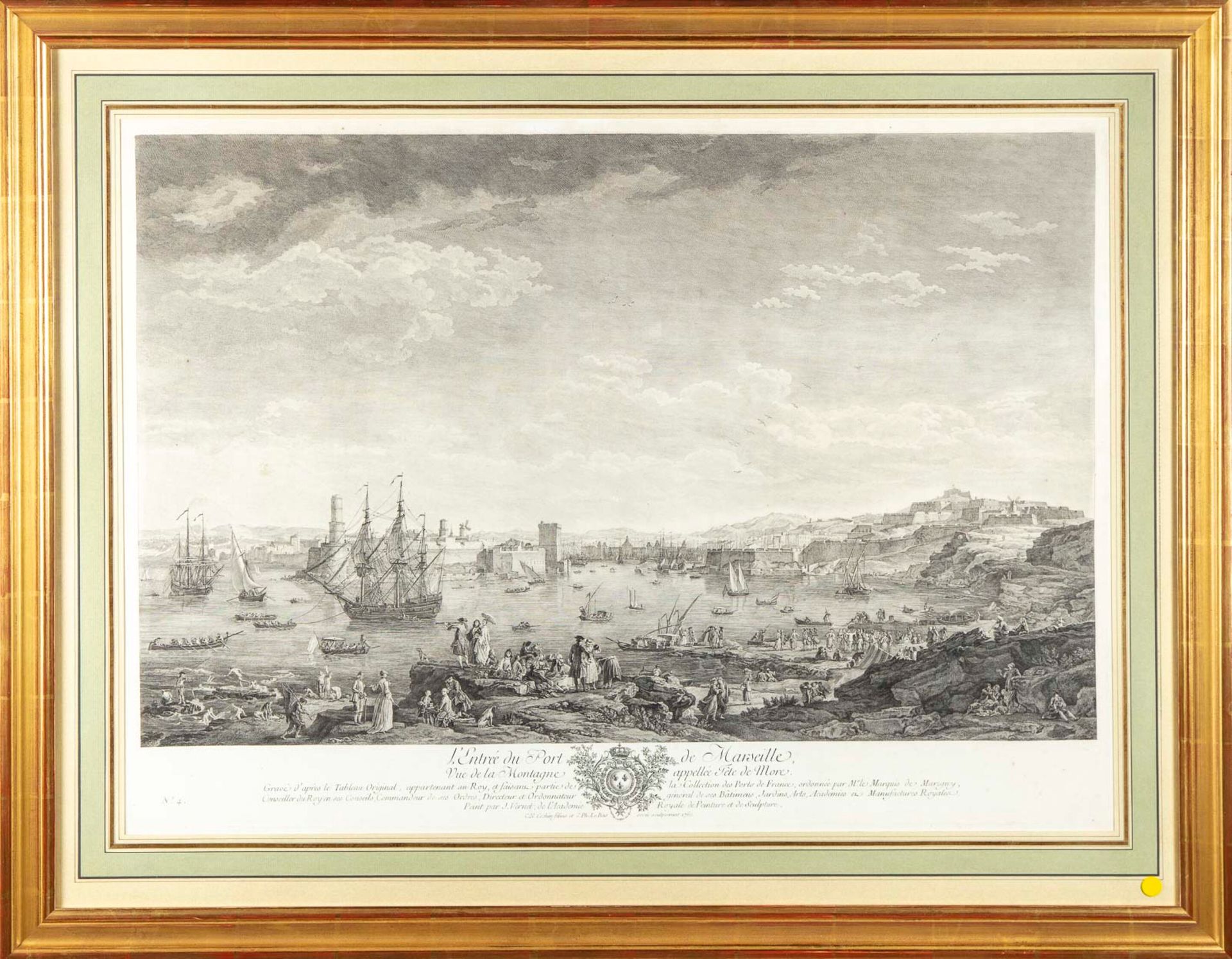 VERNET After Claude-Joseph VERNET (1714-1789), engraved by Charles-Nicolas COCHI&hellip;