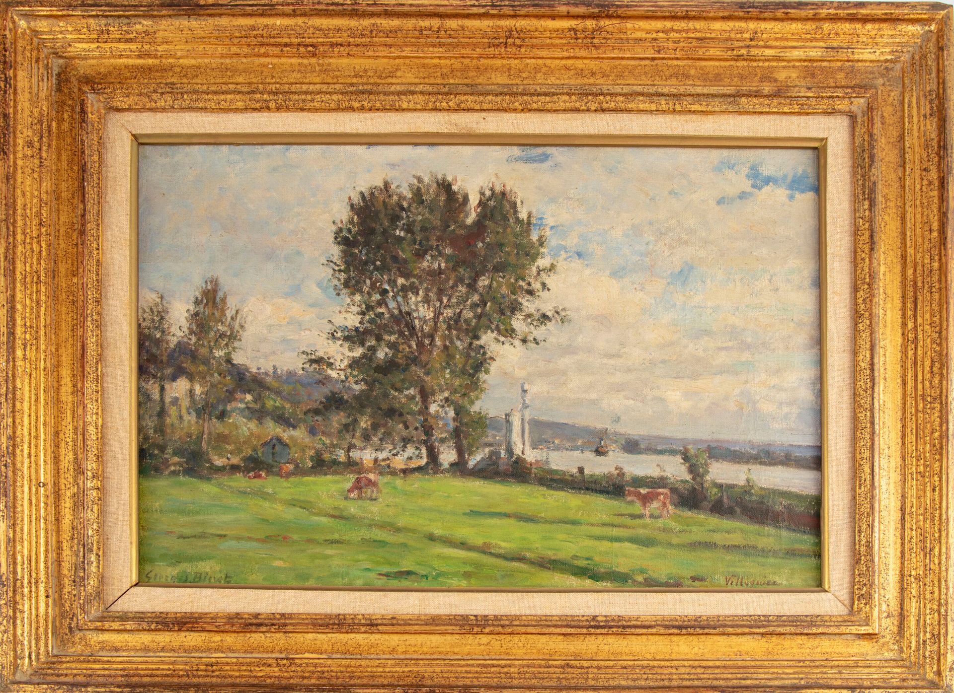 BINET Georges BINET (1865-1949)

Edge of the Seine in Villequier 

Oil on canvas&hellip;