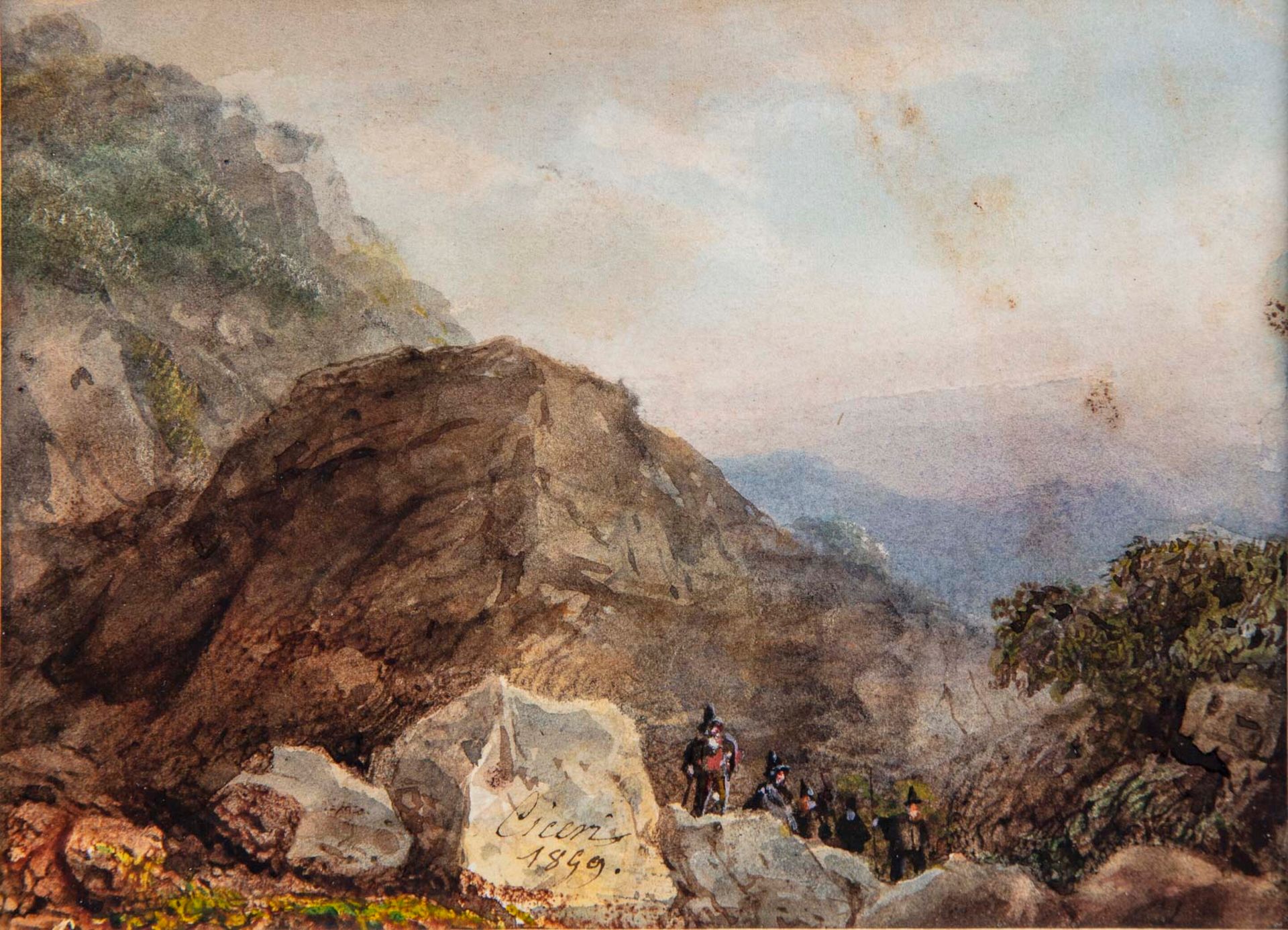 CICERI Eugene CICERI (1813-1890)

Walkers in the mountain

Watercolor and white &hellip;