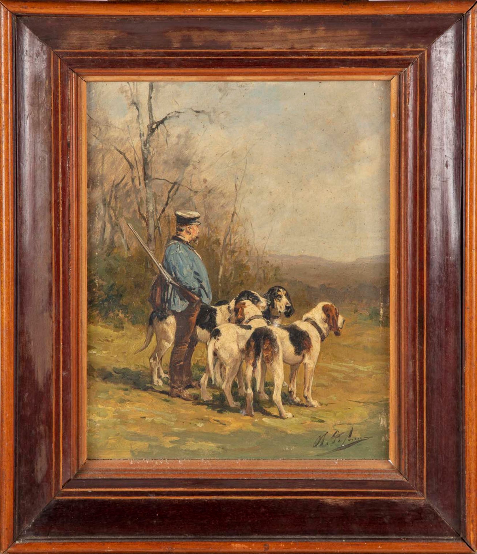 De Penne Olivier Charles de PENNE (1831-1897).

Hunter and his dogs

Hunting dog&hellip;