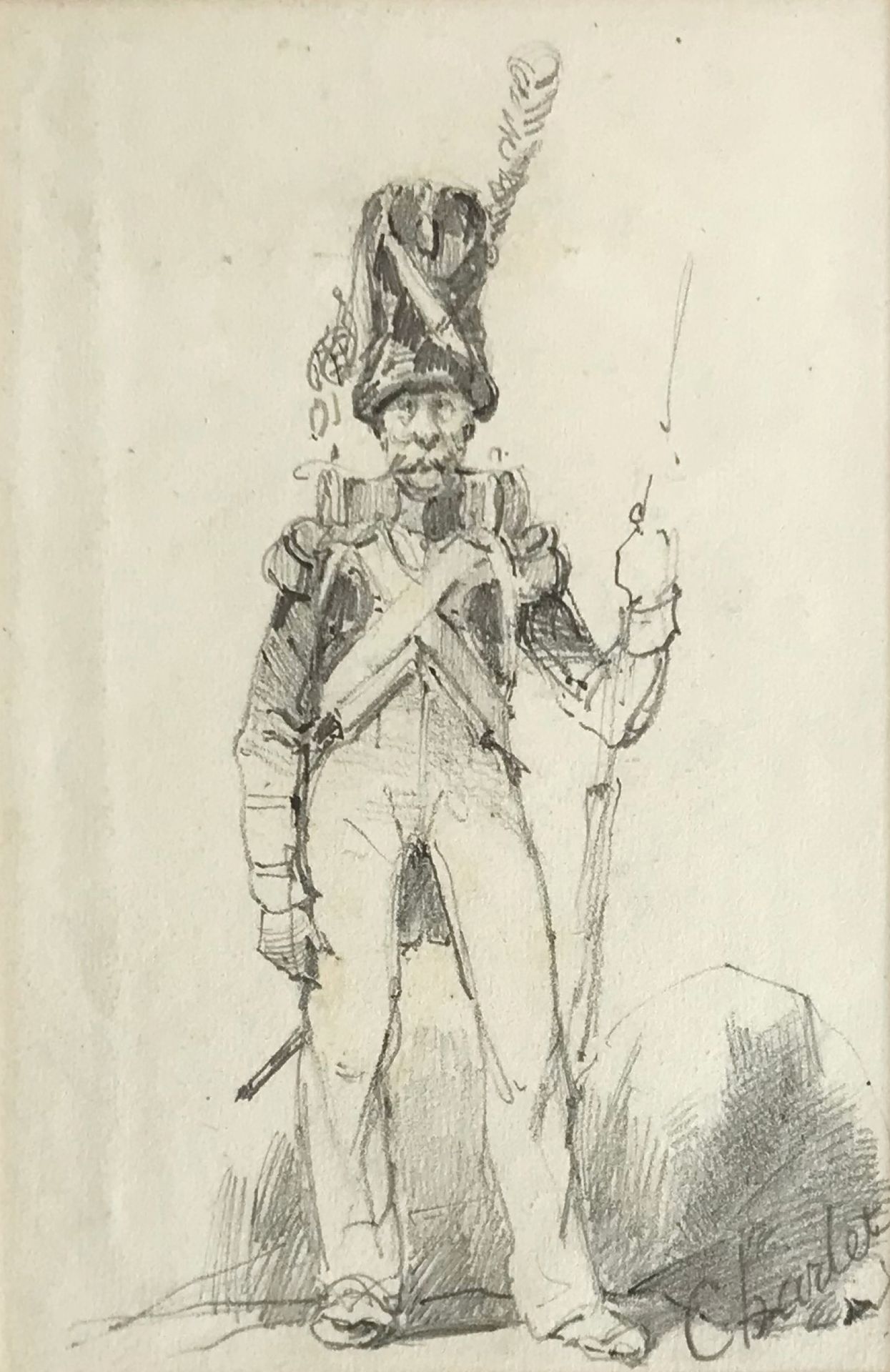CHARLET Nicolas-Toussaint CHARLET (1792-1845) attribuito a 

Il vecchio granatie&hellip;