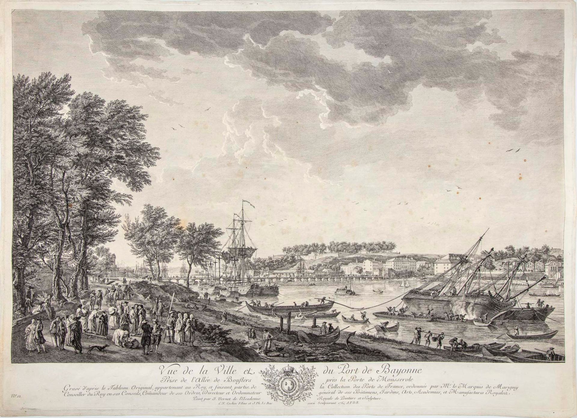 VERNET Nach Claude-Joseph VERNET (1714-1789), gestochen von Charles-Nicolas COCH&hellip;