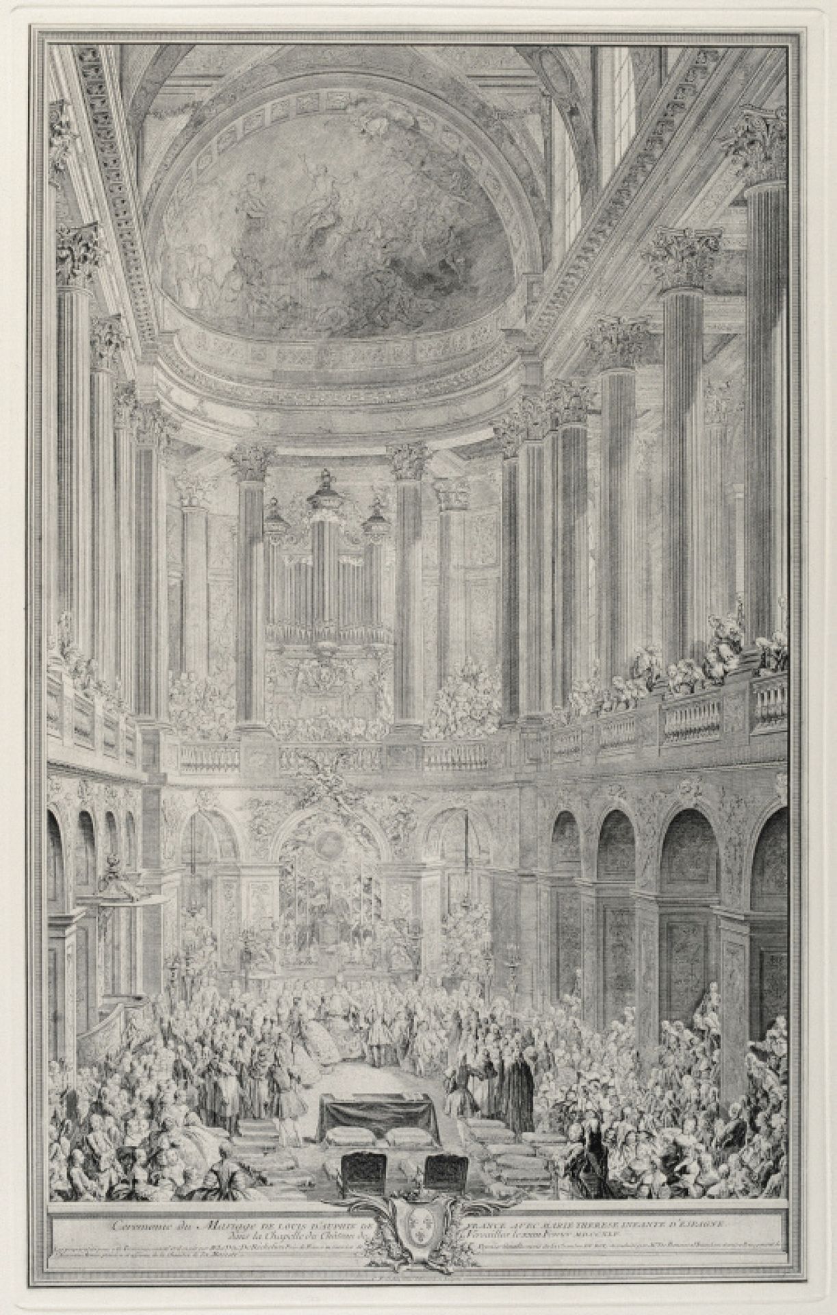 Null 在儿子查尔斯-尼古拉-库欣（1715-1790）之后

法国路易王储与西班牙玛丽亚-特蕾莎女皇2月23日在凡尔赛宫小教堂举行的婚礼仪式 DCCXLV"&hellip;