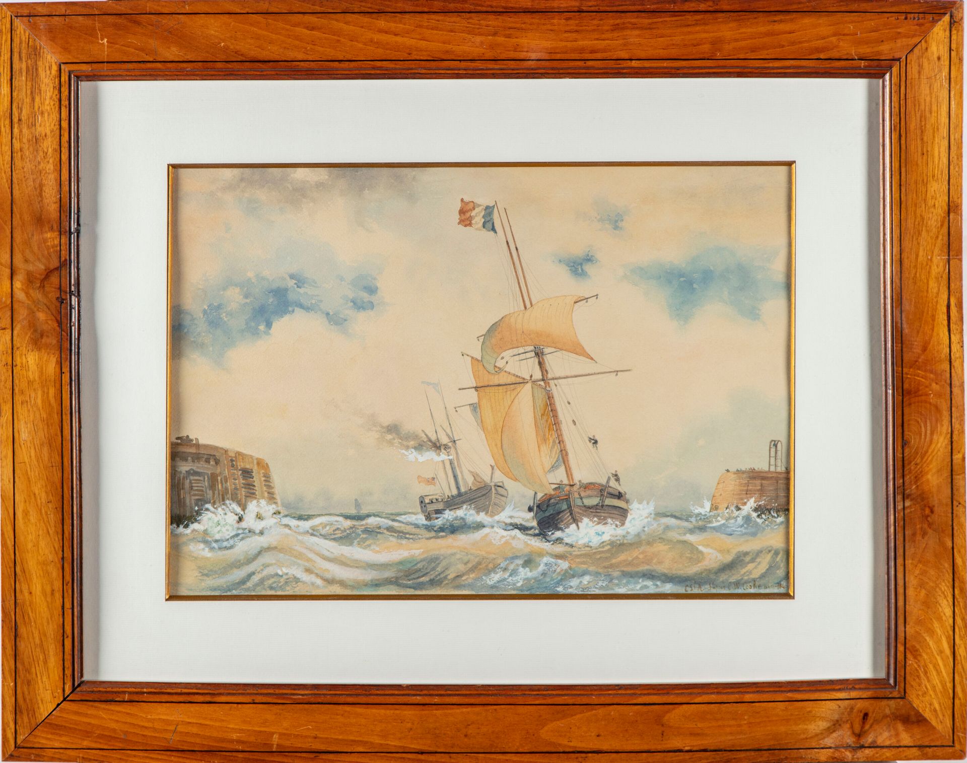 Null 19th CENTURY FRENCH SCHOOL - After Edward William COOKE

Sailing ship

Wate&hellip;