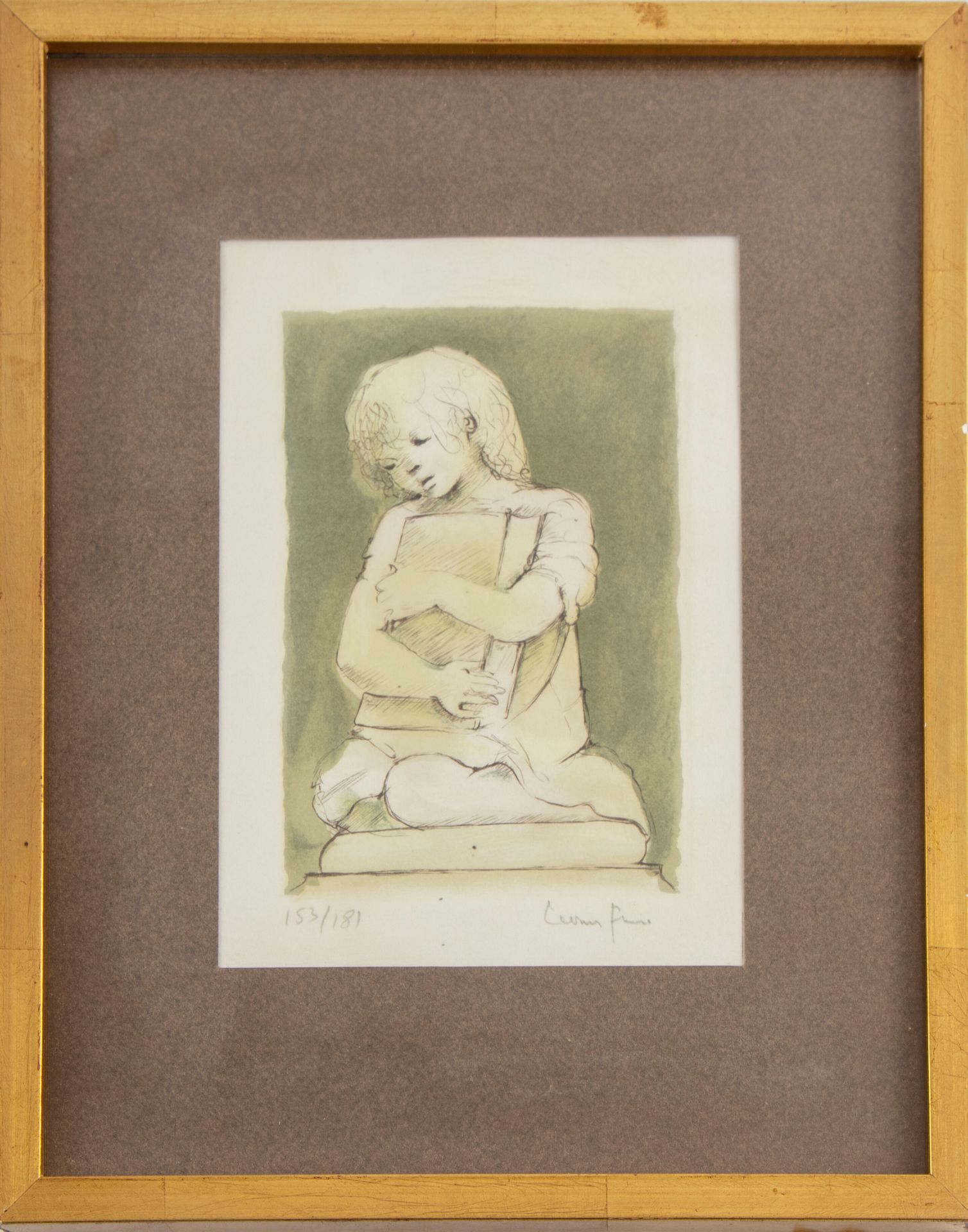 Null Léonor FINI (1907 - 1996)

Petite fille au livre 

Lithographie, signé et n&hellip;