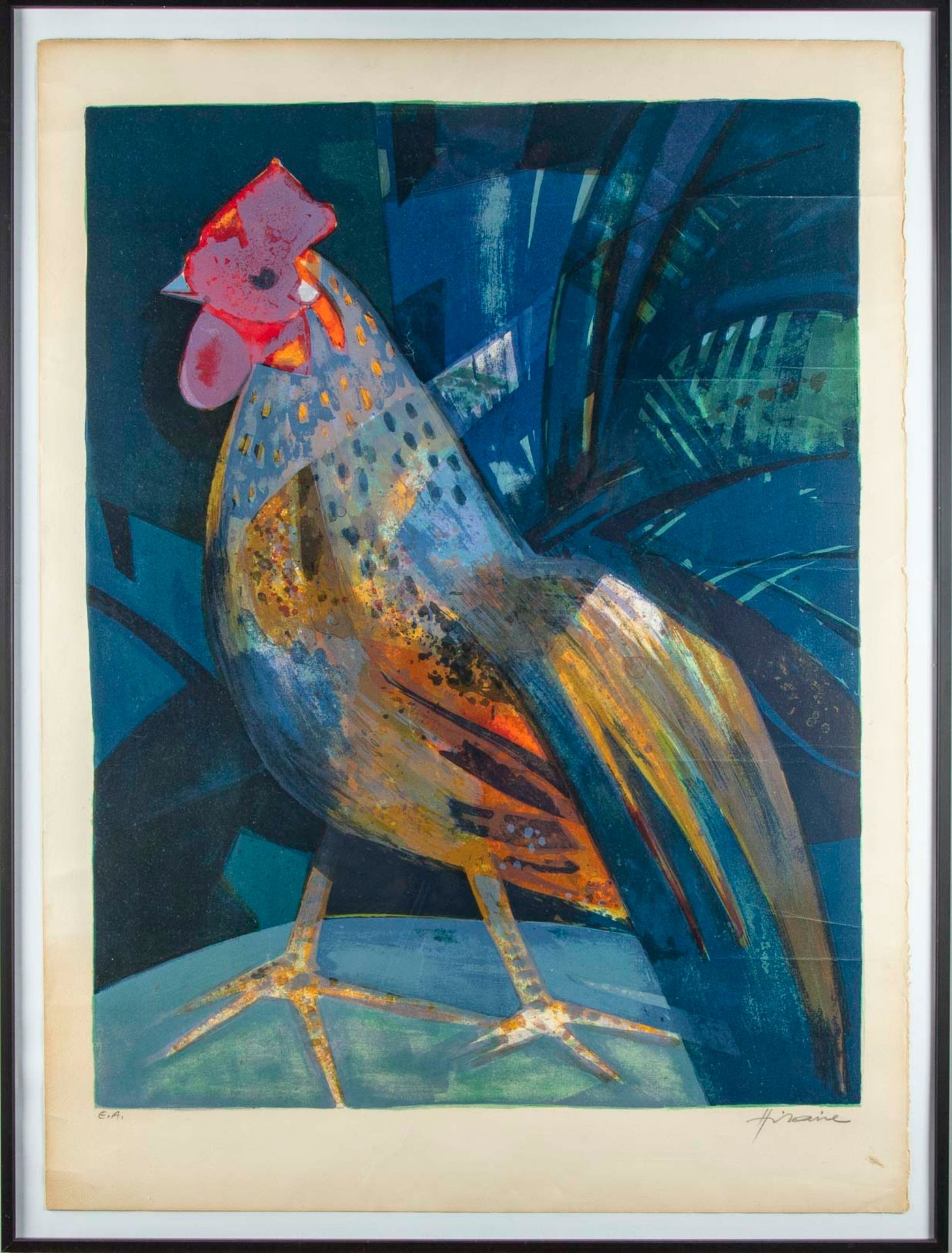 Null Camille HILAIRE (1916-2004)

Le coq

Lithographie en couleurs signée en bas&hellip;