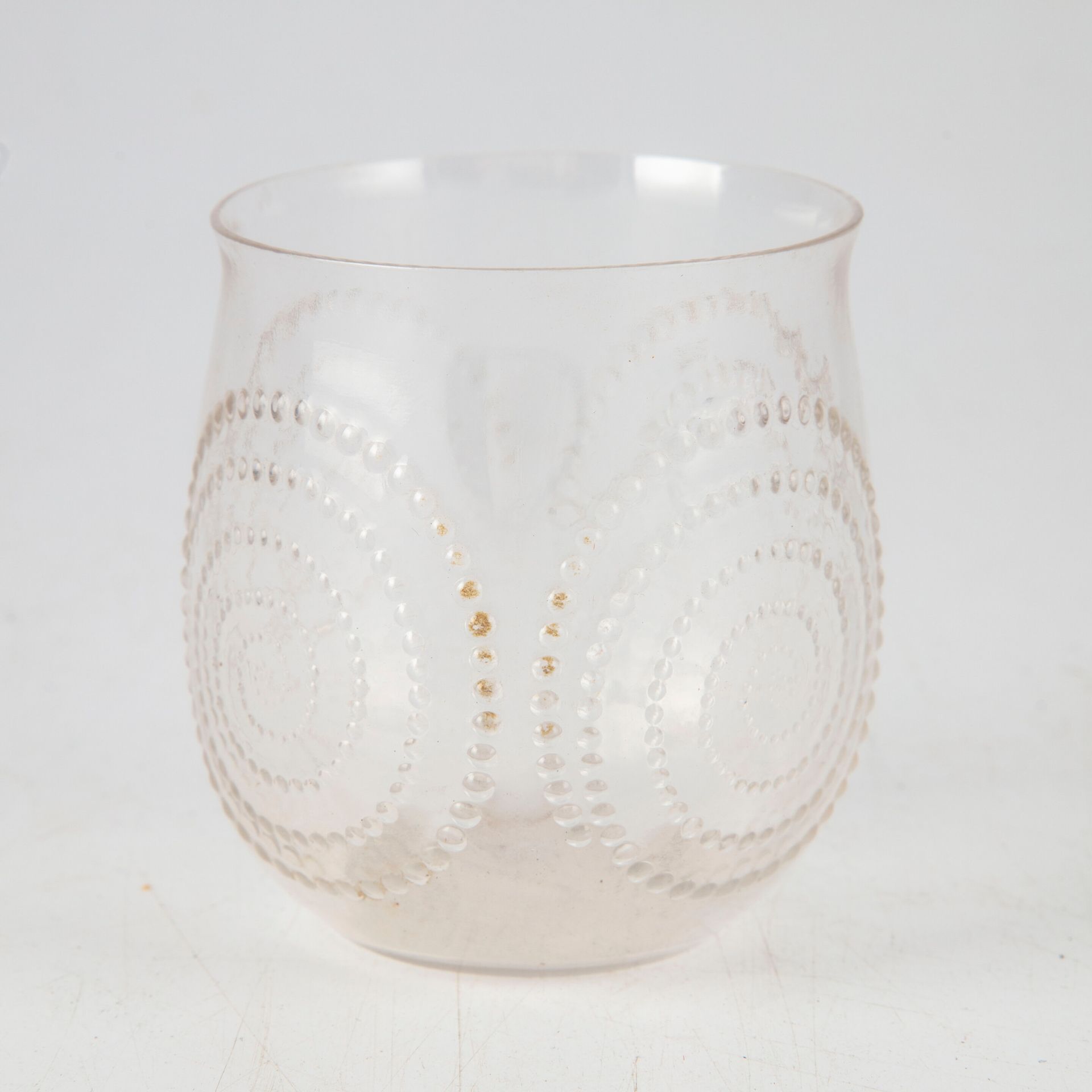 Null René LALIQUE

Glass decorated with spirals of pearls
