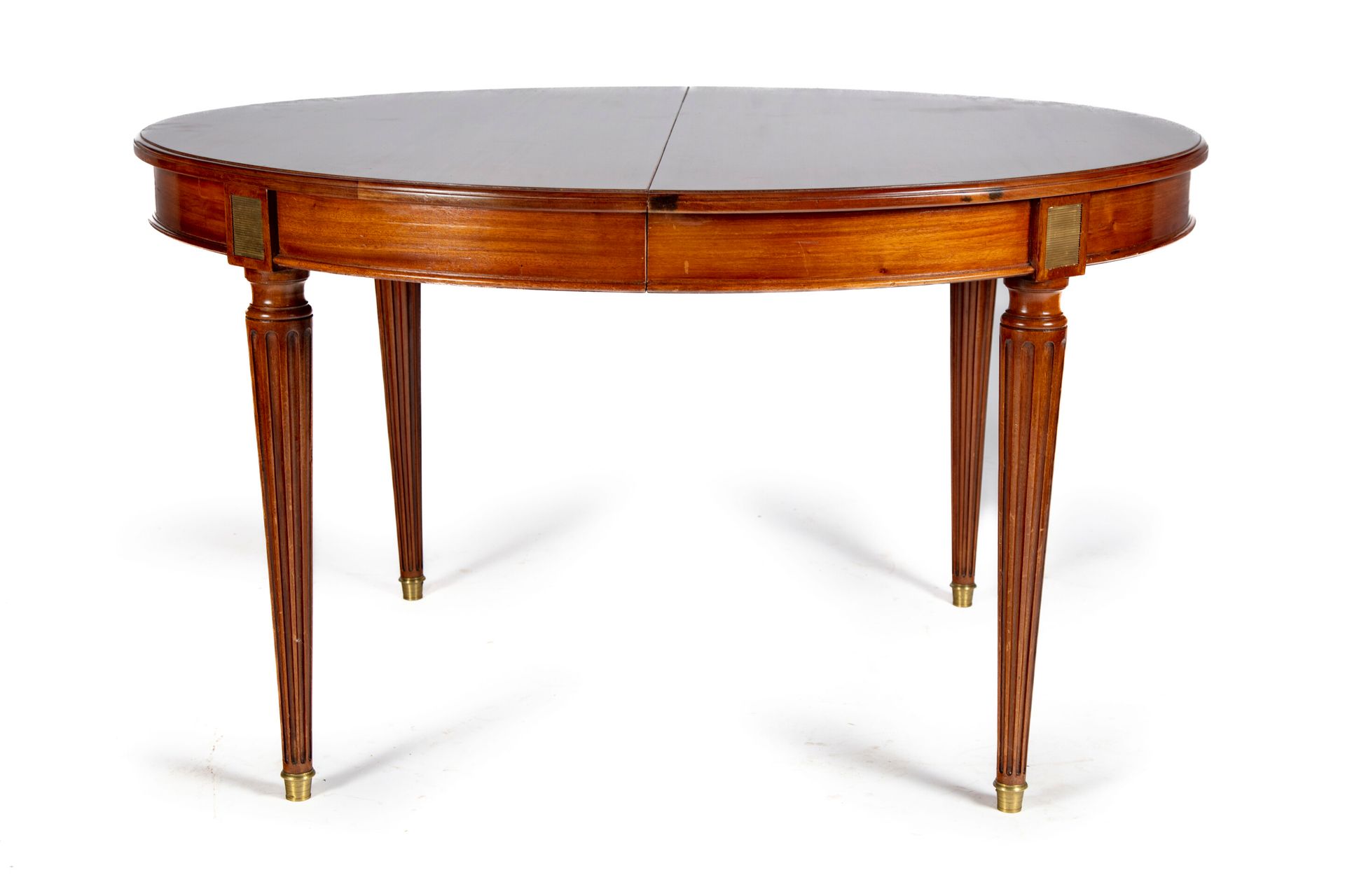 Null Table de salle à manger en bois naturel à plateau de forme ovale (pouvant s&hellip;