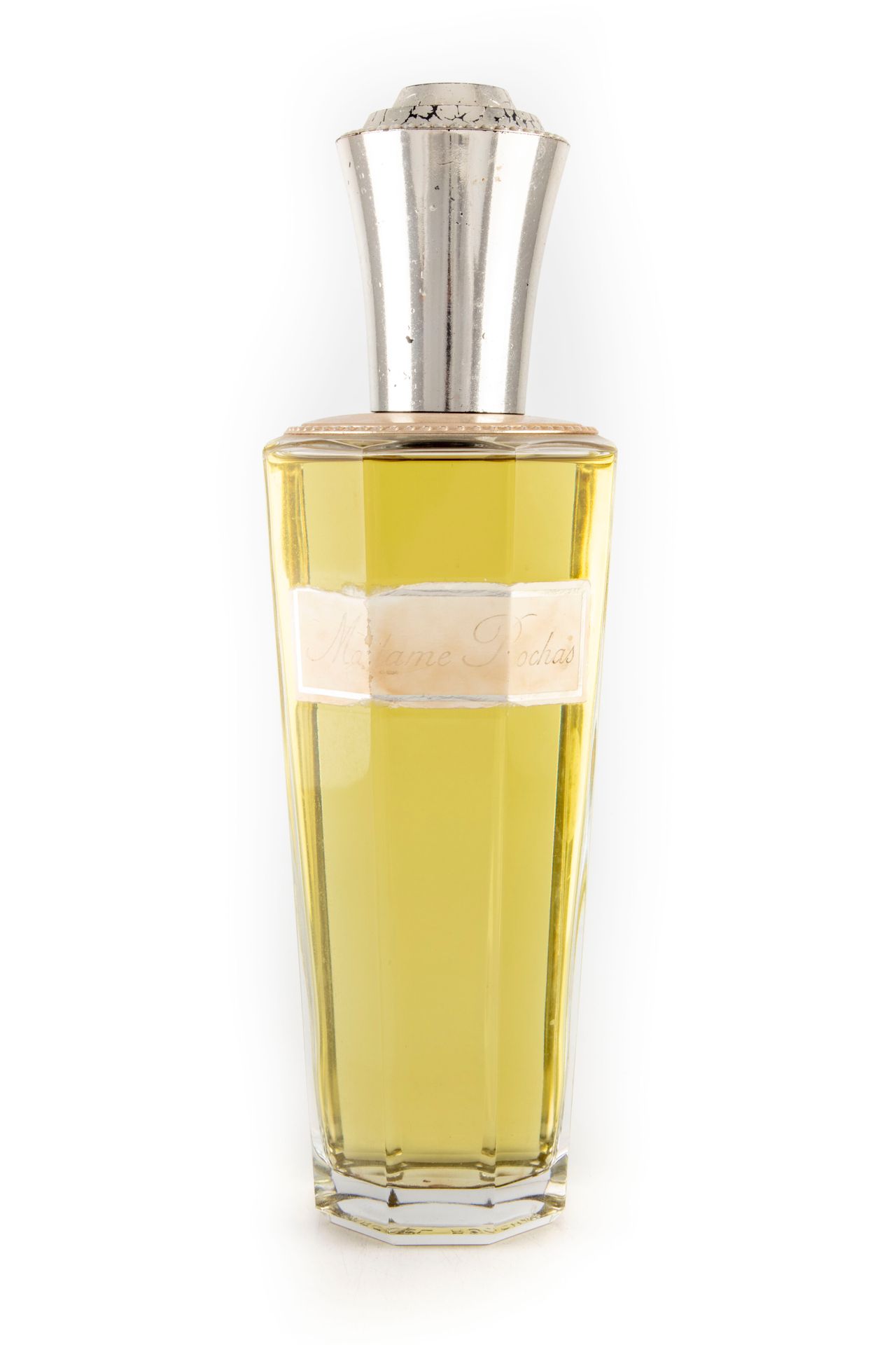 Null ROCHAS

Frasco de perfume de vidrio "Madame Rochas", falso 

H. 27 cm