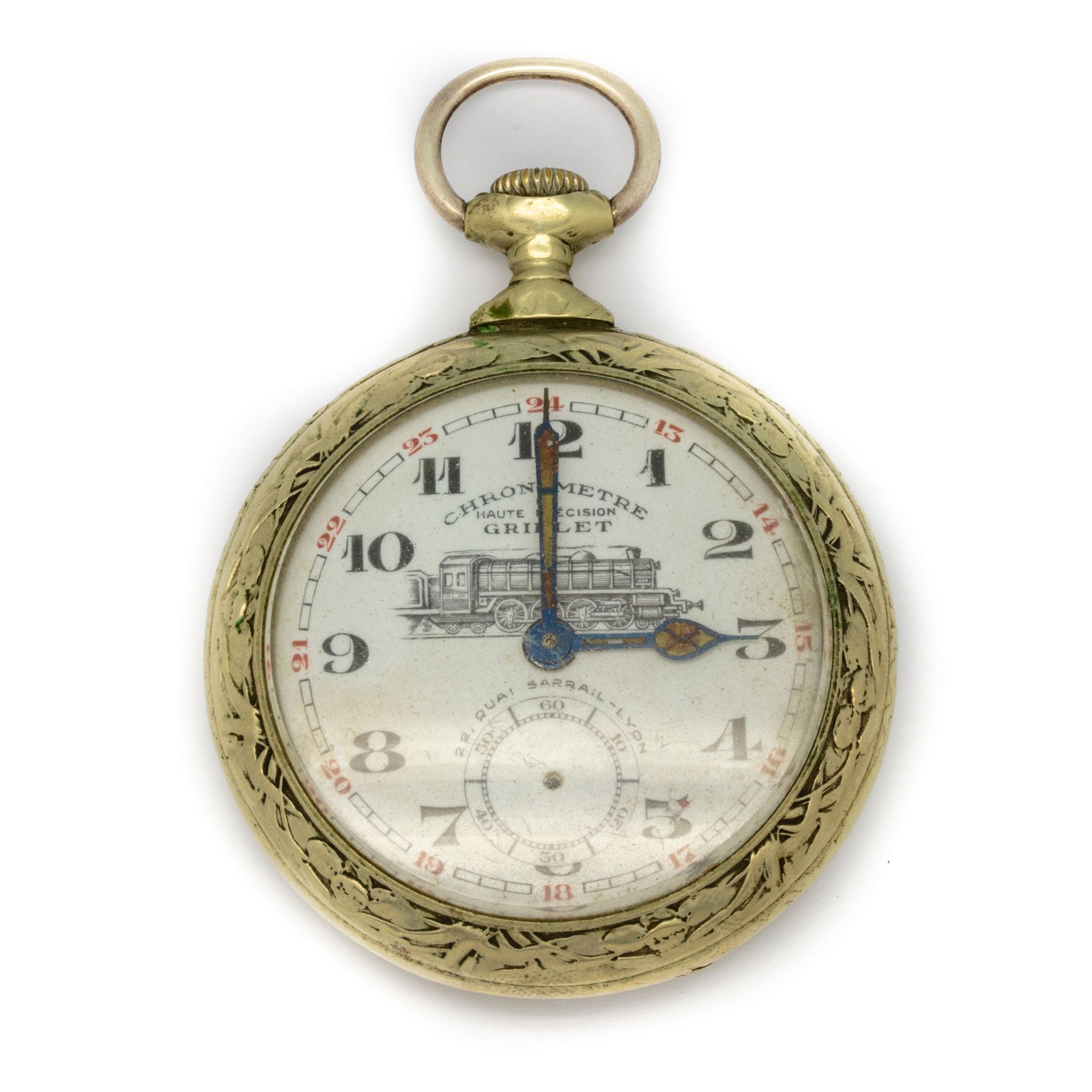 Null Haus GRILLET

Chronometer aus Silber

Bruttogewicht: 112,5 g.