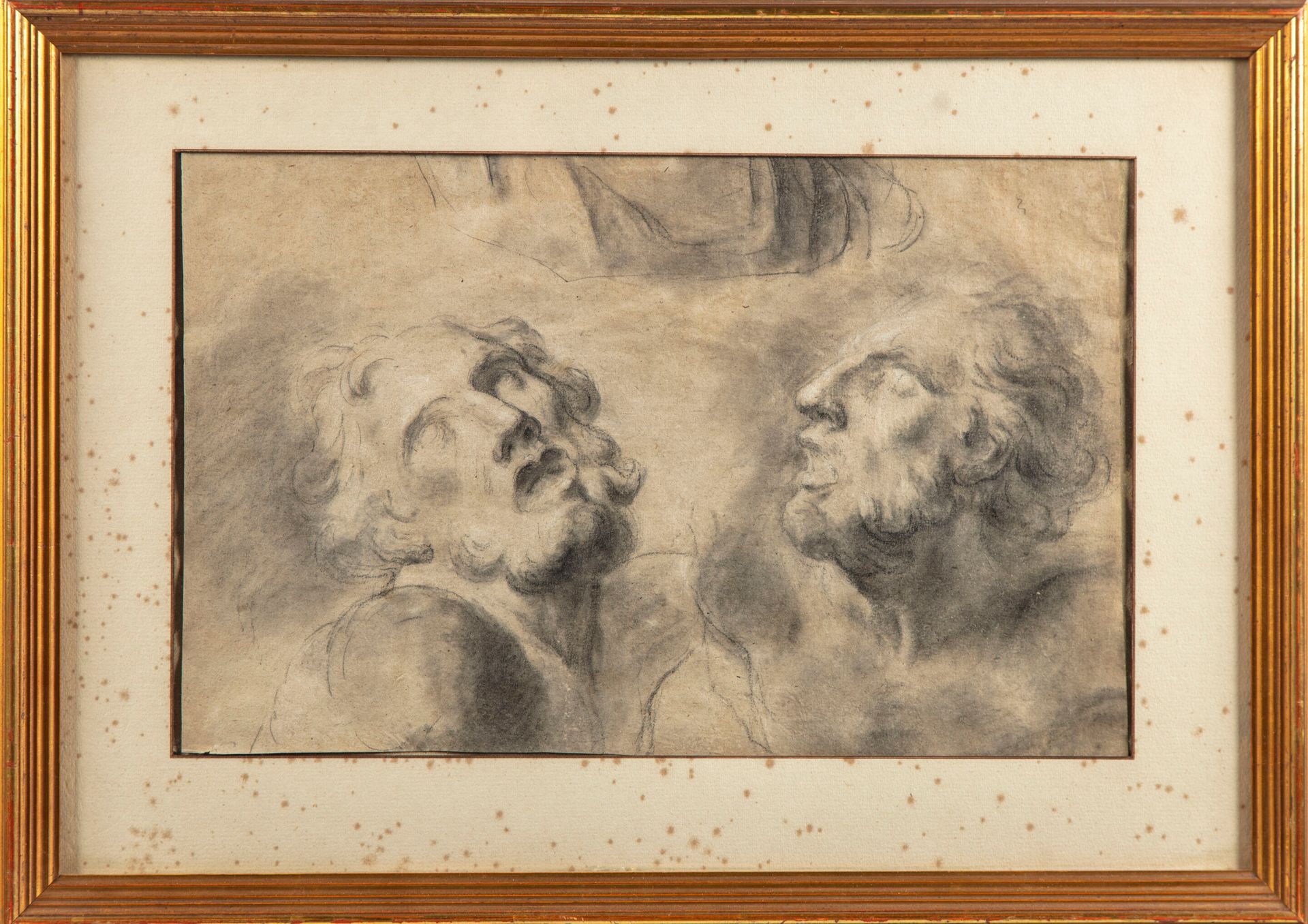 Null french school of the 18th century 

Study of a man's head 

Pencil drawing &hellip;