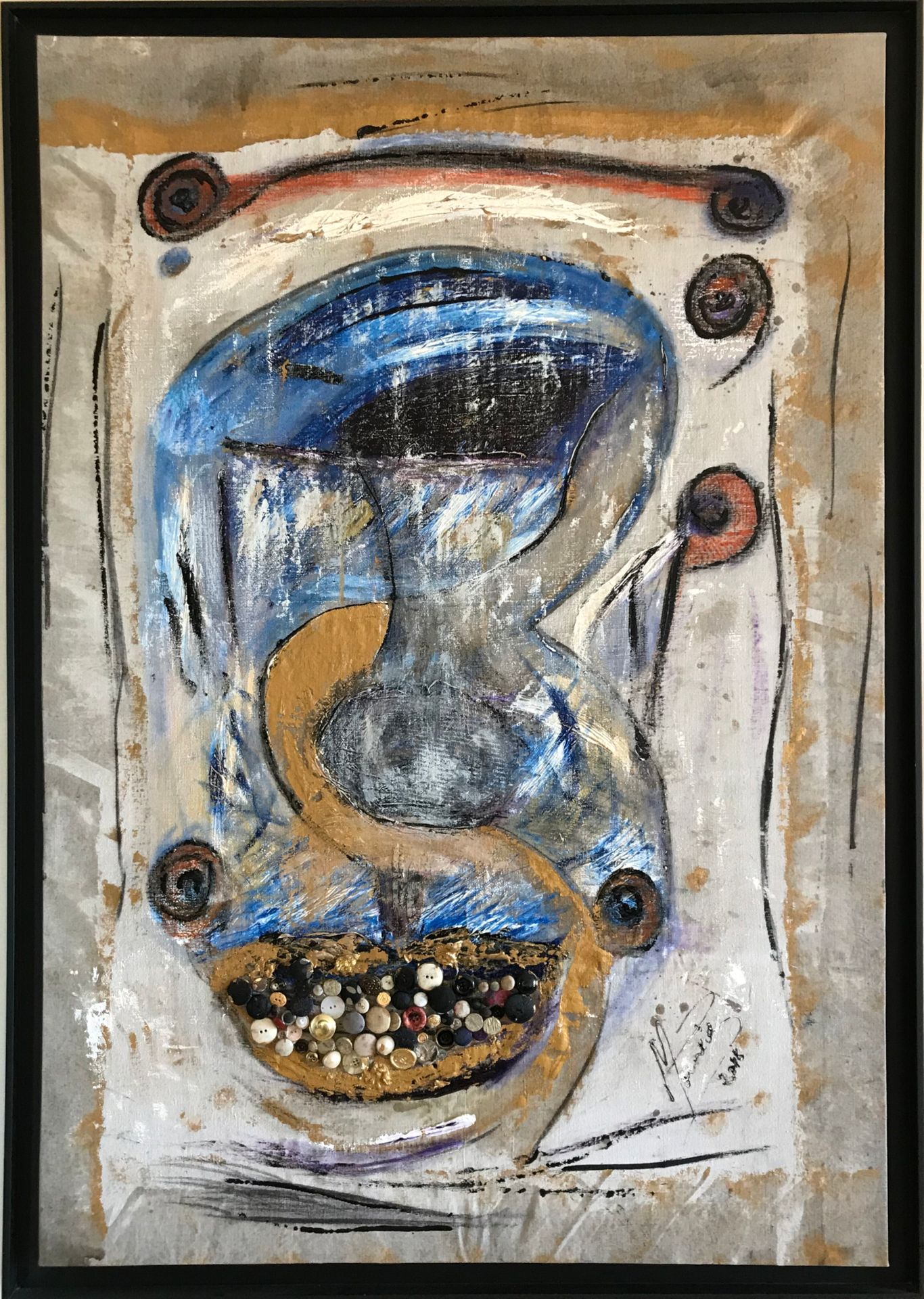 Null MARTIAL - XXth

Abstract face

Oil on canvas

Signed lower right and dated &hellip;