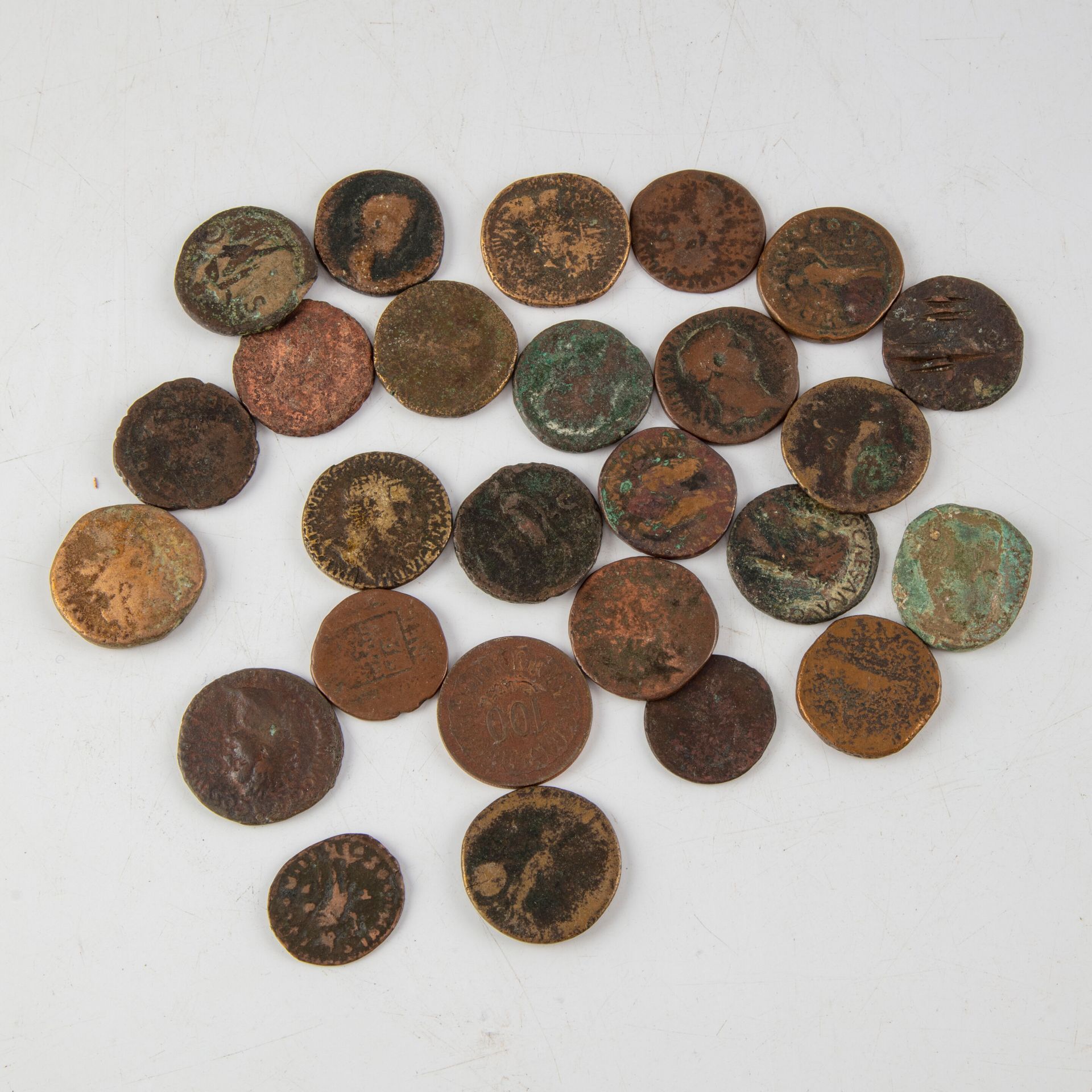 Null Satz alter Münzen