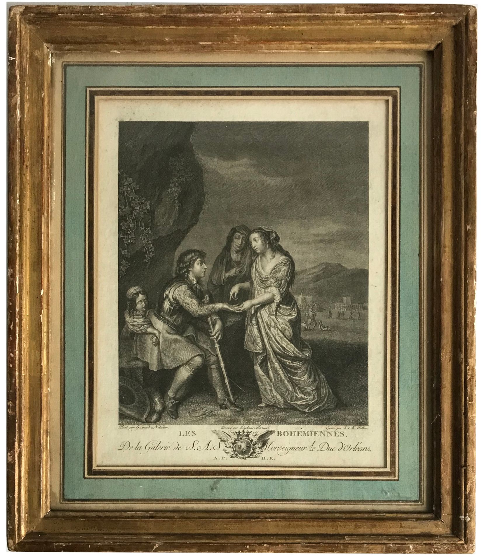 Null After Caspar NETSCHER, drawn by Jean DUPLESSIS-BERTAUX (c.1747-c.1820) and &hellip;
