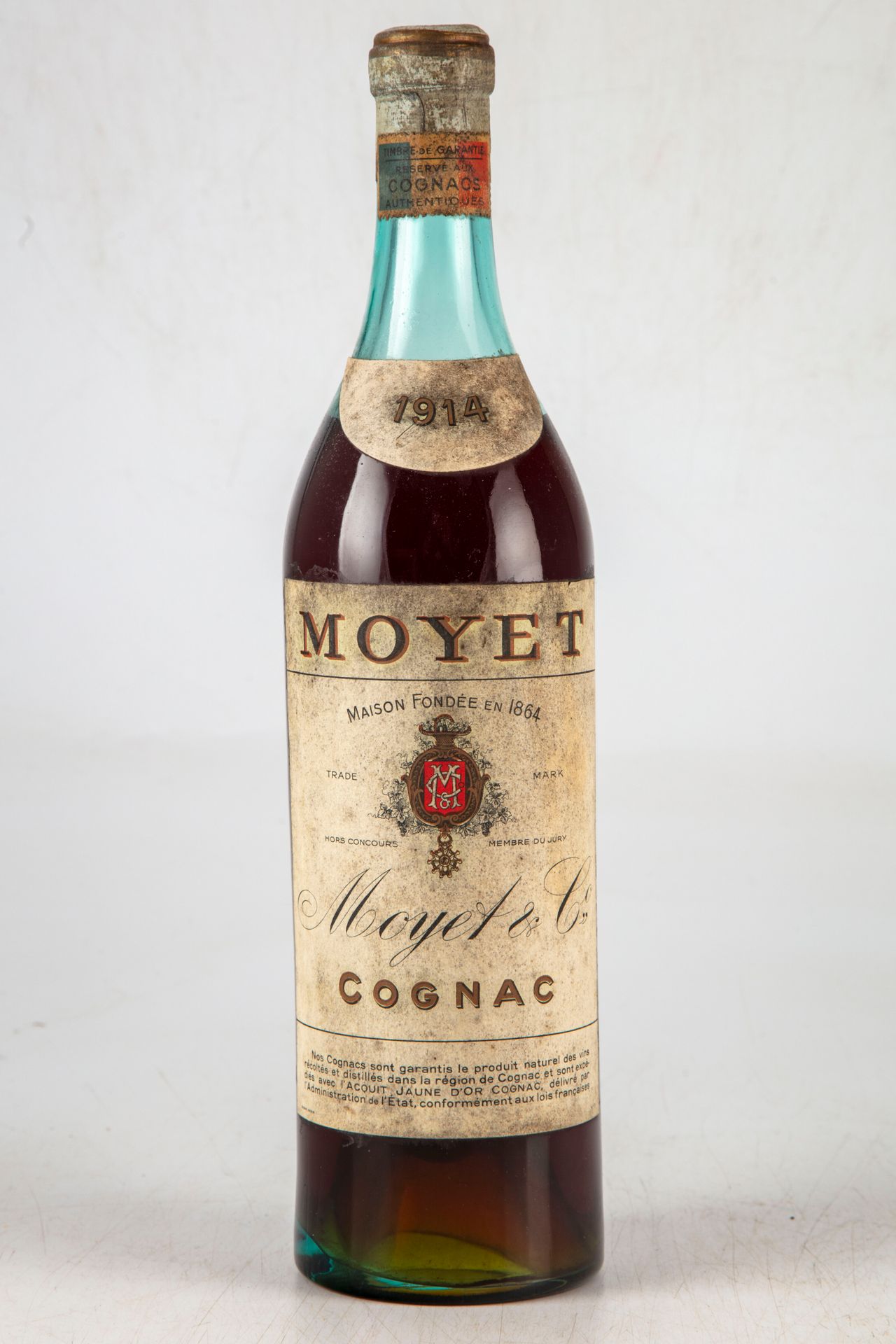 1 bottle of COGNAC Moyet 1914 Level 5 cm | Drouot.com