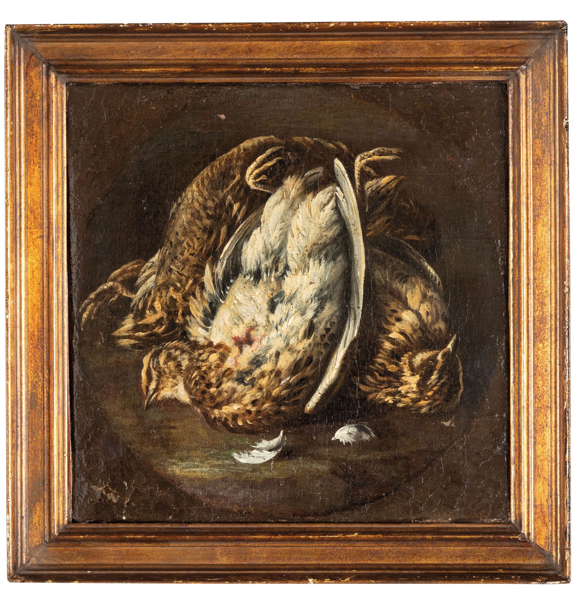 FELICE BOSELLI (attr. A) (Piacenza, 1651 - Parma, 1732)
Game
布面油画，21X21厘米

这幅作品描&hellip;