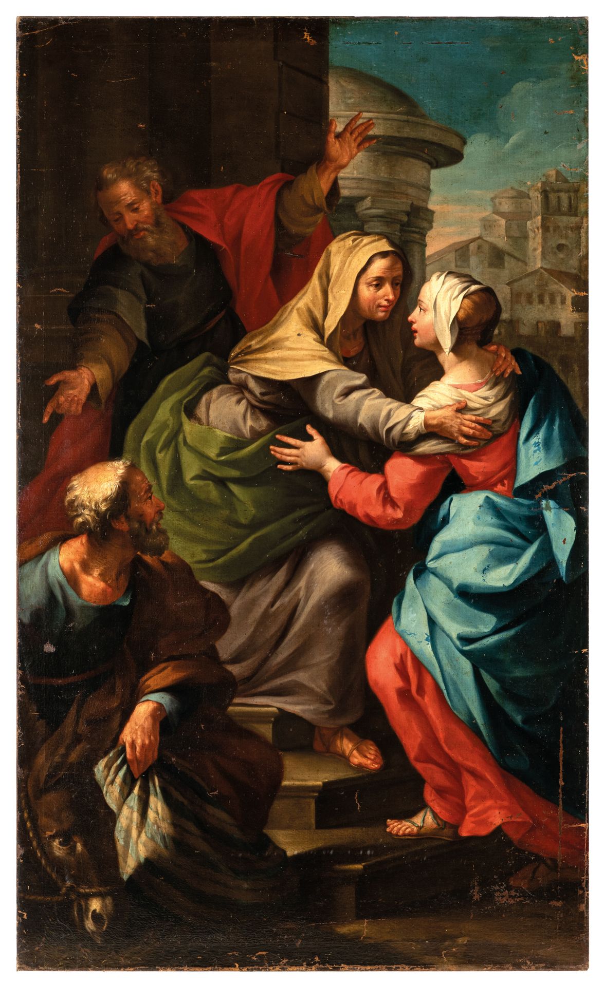 FRANCESCO MANCINI (Sant'Angelo in Vado, 1679 - Rome, 1758)
The Visitation
Oil on&hellip;