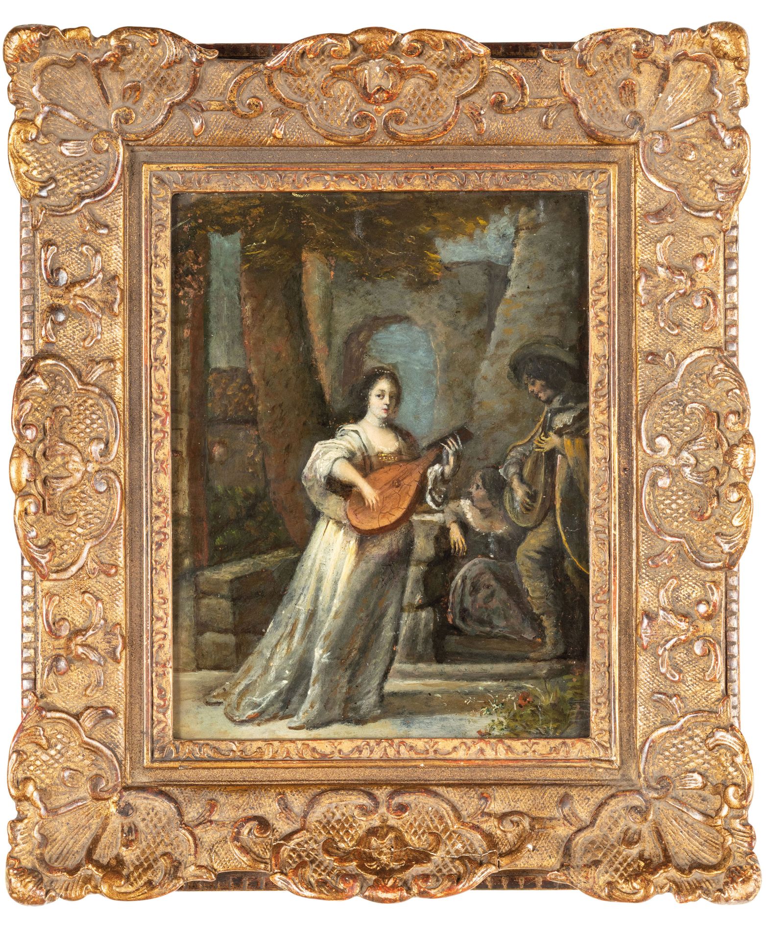 CORNEILLE DE LA HAYE (maniera di) (海牙，1505/1505--里昂，1575)
音乐会
铜板油画，23X17厘米