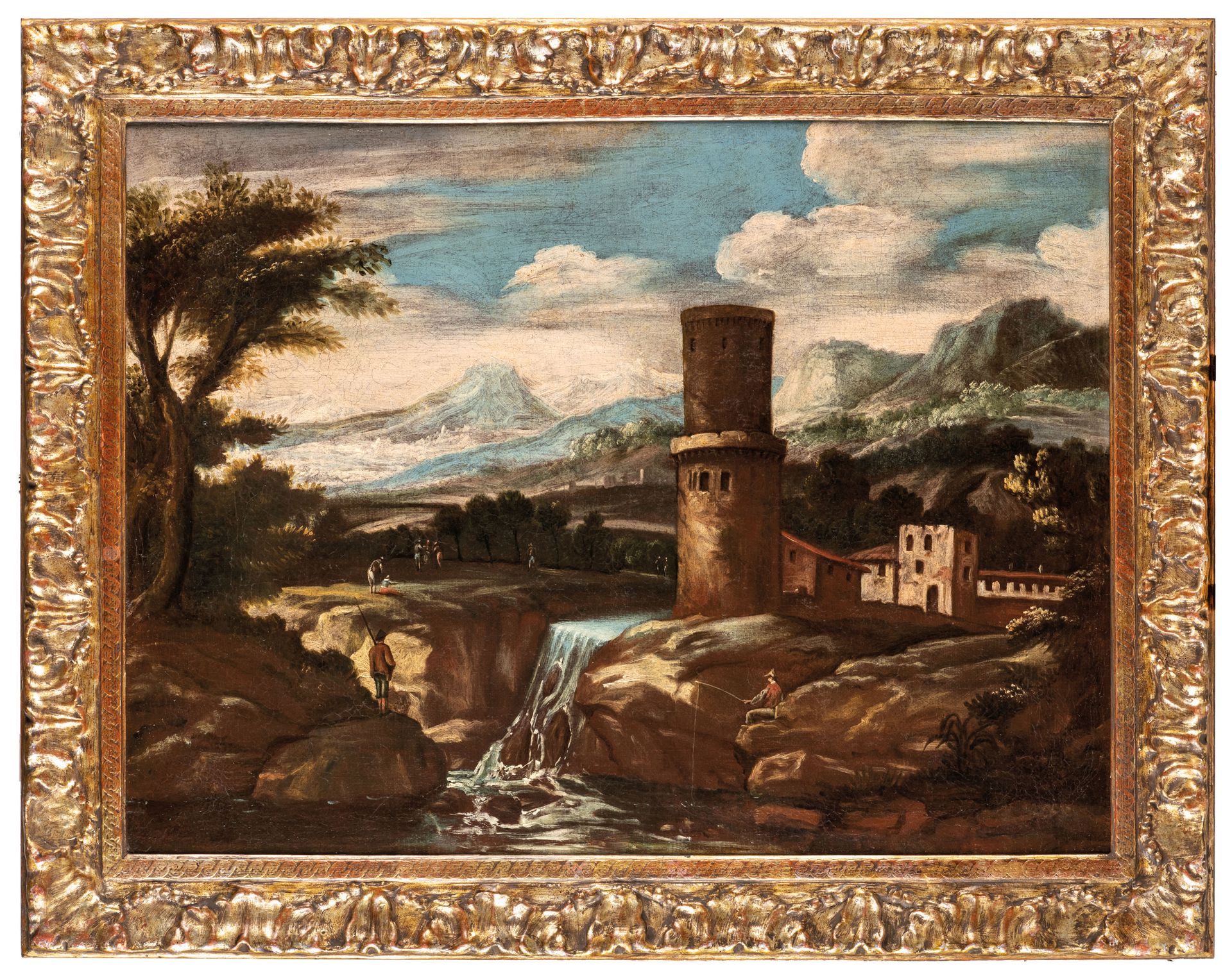 ALESSIO DE MARCHIS (attr. A) (Neapel, 1684 - Perugia, 1752)
Landschaft
Öl auf Le&hellip;