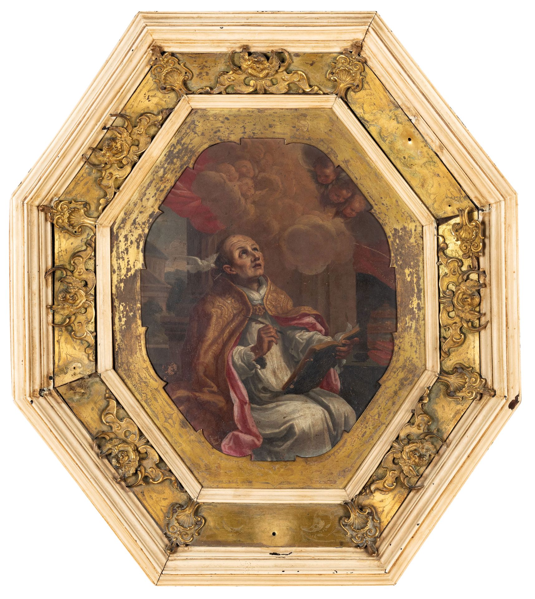 FERRAÙ FENZONI (attr. A) (Faenza, 1562 - 1645)
San Gerolamo
Öl auf Kupfer, 36X29&hellip;