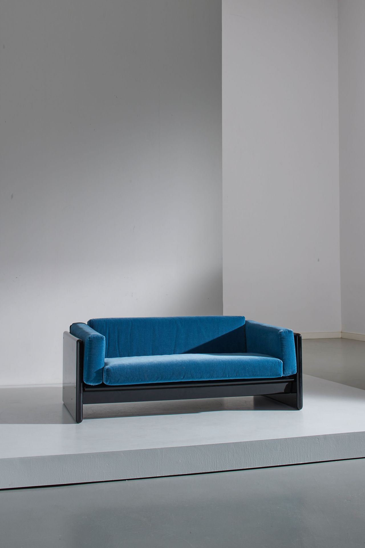 Kazuide Takahama Sofa. Lacquered wood, upholstered fabric. Simon Gavina manufact&hellip;