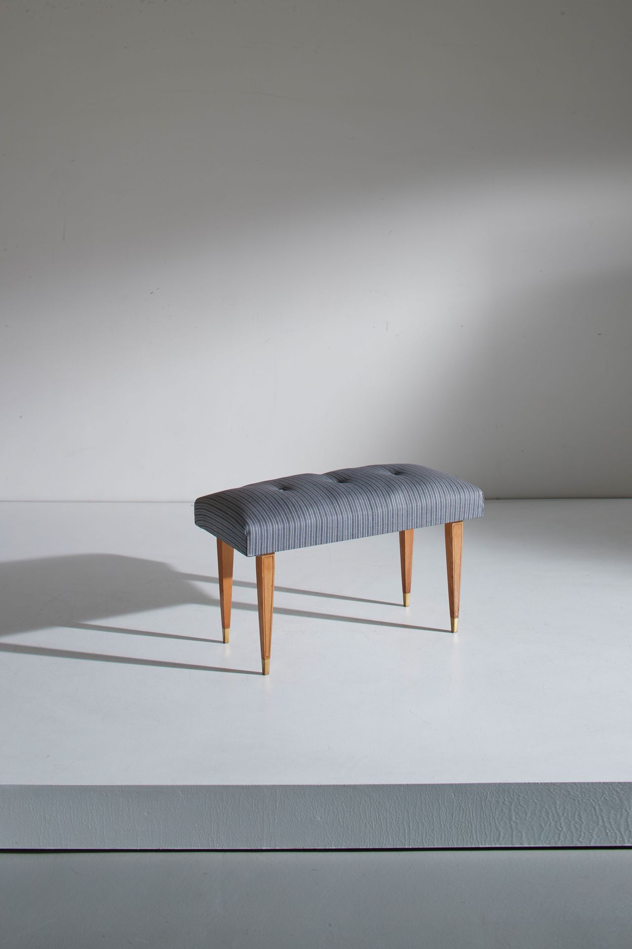 Pierluigi Colli Bench. Maple wood, brass, upholstered fabric. Colli production 1&hellip;