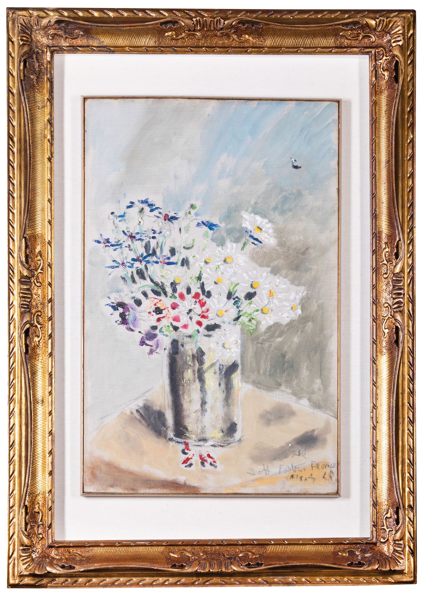 FILIPPO DE PISIS Ferrara 1896 ; Milan 1956
Vase of Flowers, 1948 
Oil on canvas,&hellip;