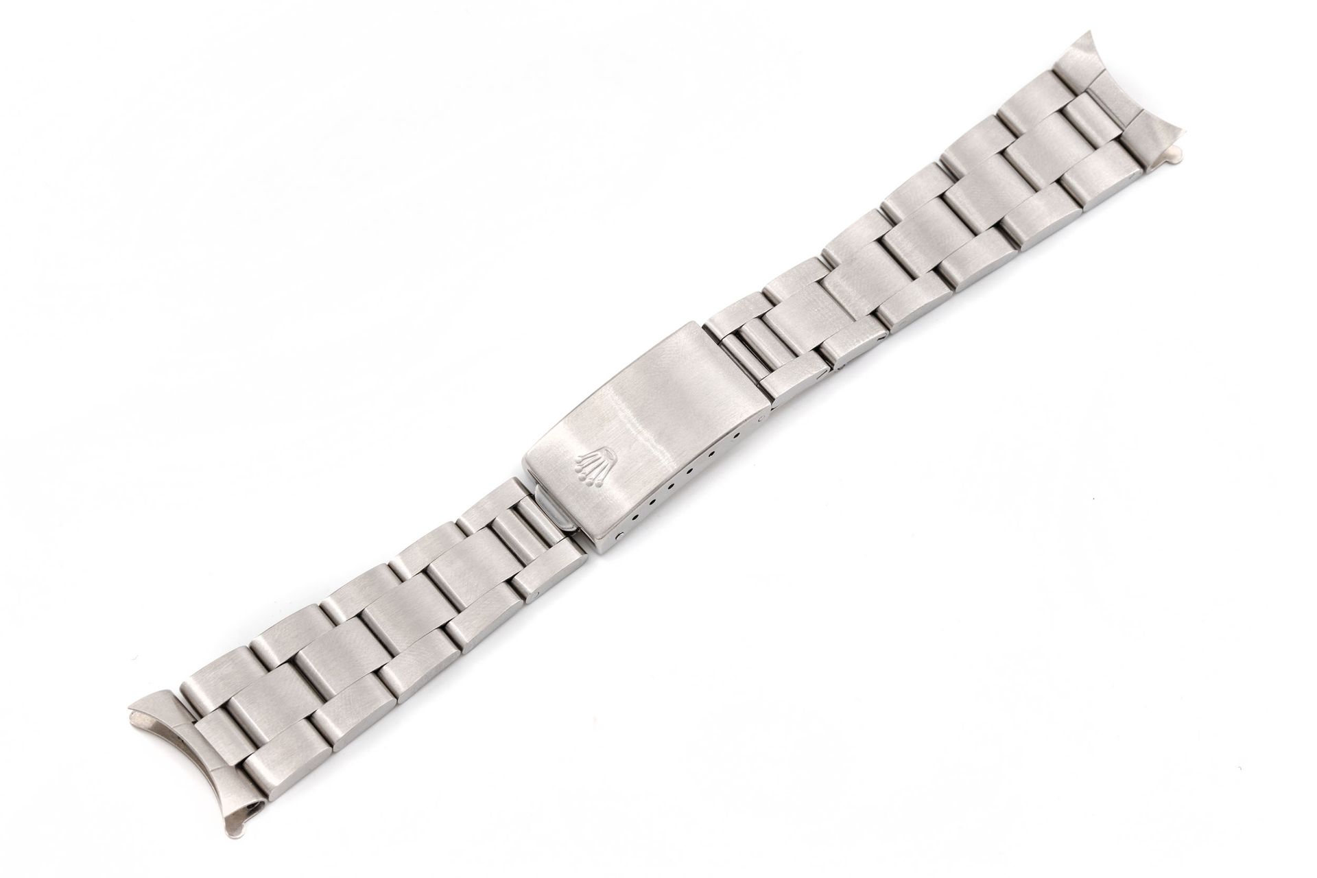 ROLEX BRACELET OYSTER EN ACIER 19mm steel oyster bracelet with folding clasp sig&hellip;