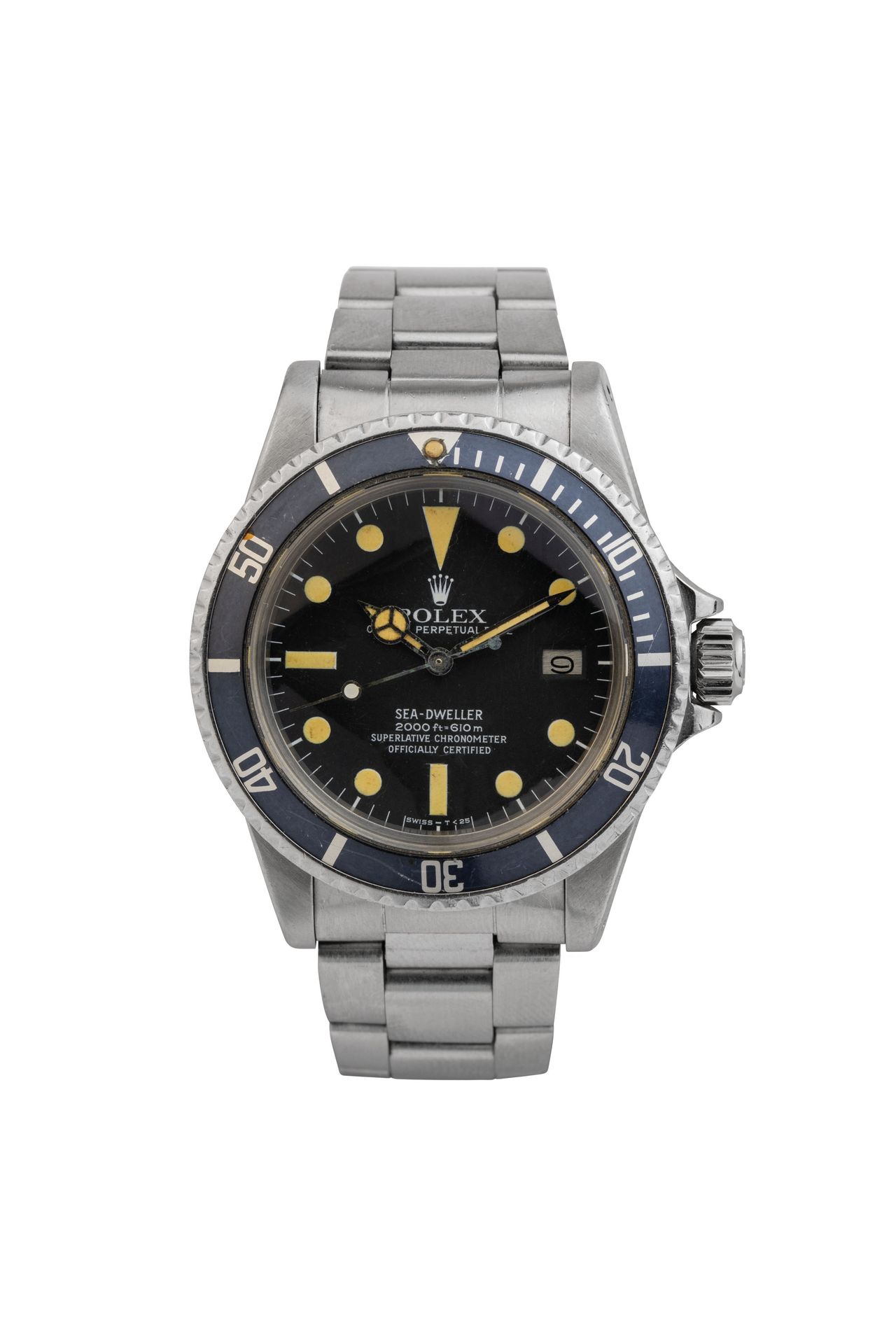 ROLEX SEA-DWELLER REF 1665, VERS 1981 boîtier en acier diamètre 40 mm, ref,1665 &hellip;