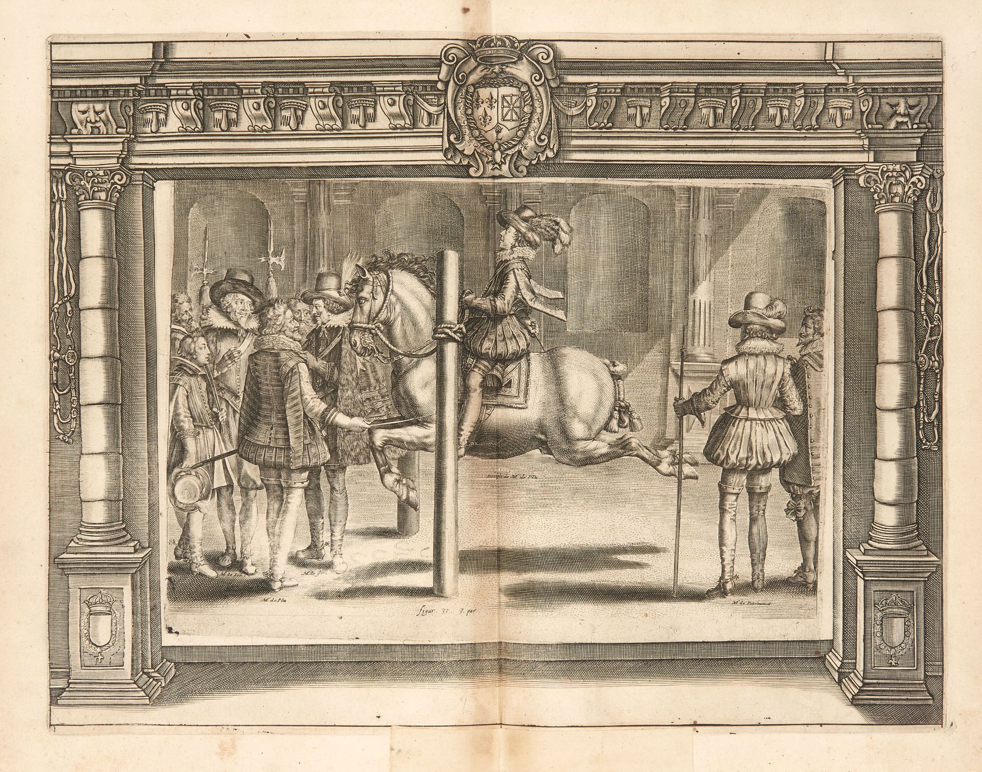 [IPPOLOGIA] PLUVINEL, Antoine de (1552-1620). L'instruction du roy, en l'exercic&hellip;
