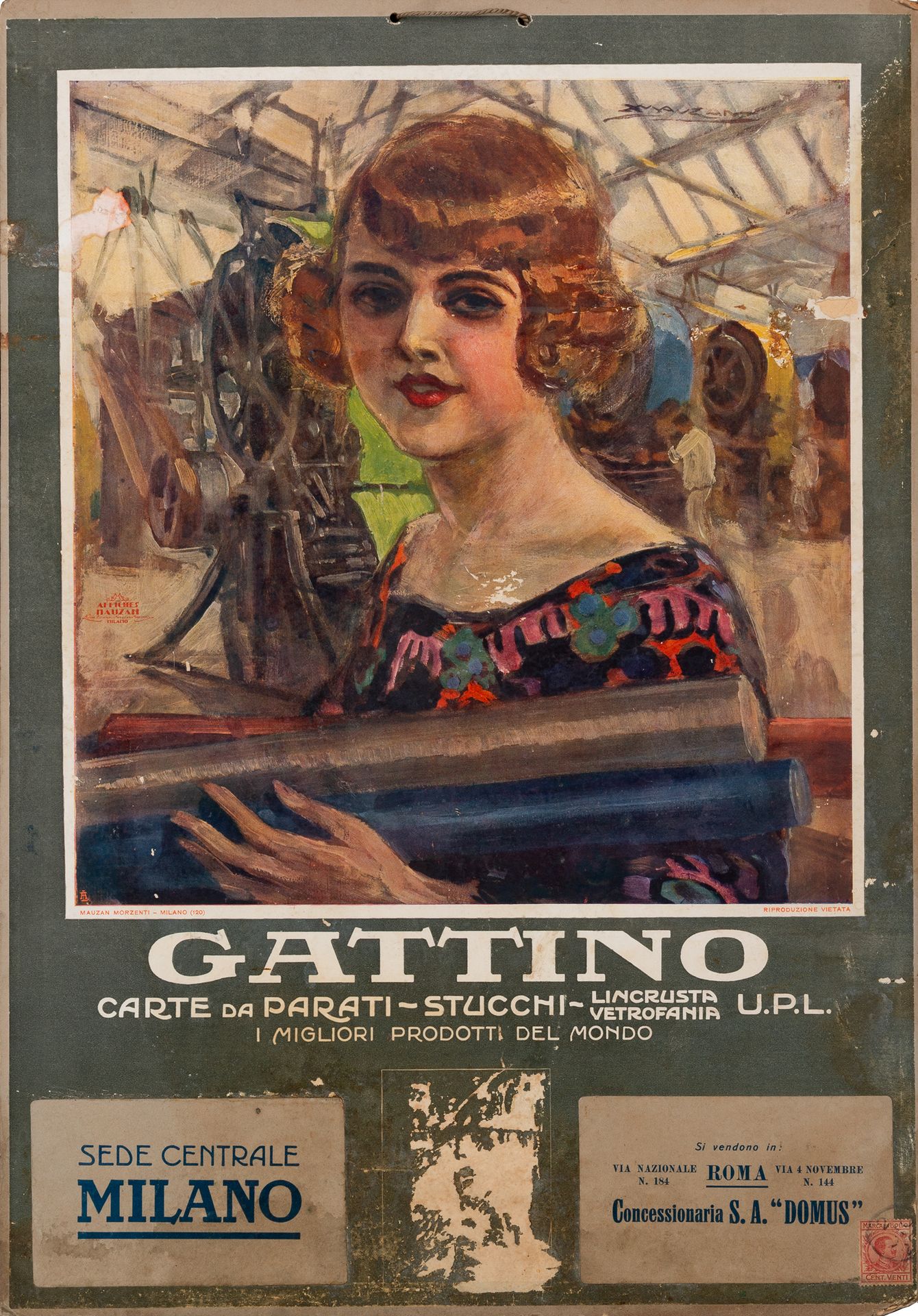 Gattino, Carte da Parati, Milano [Concessionaria S.A. Domus, Roma]
Cartone Calen&hellip;