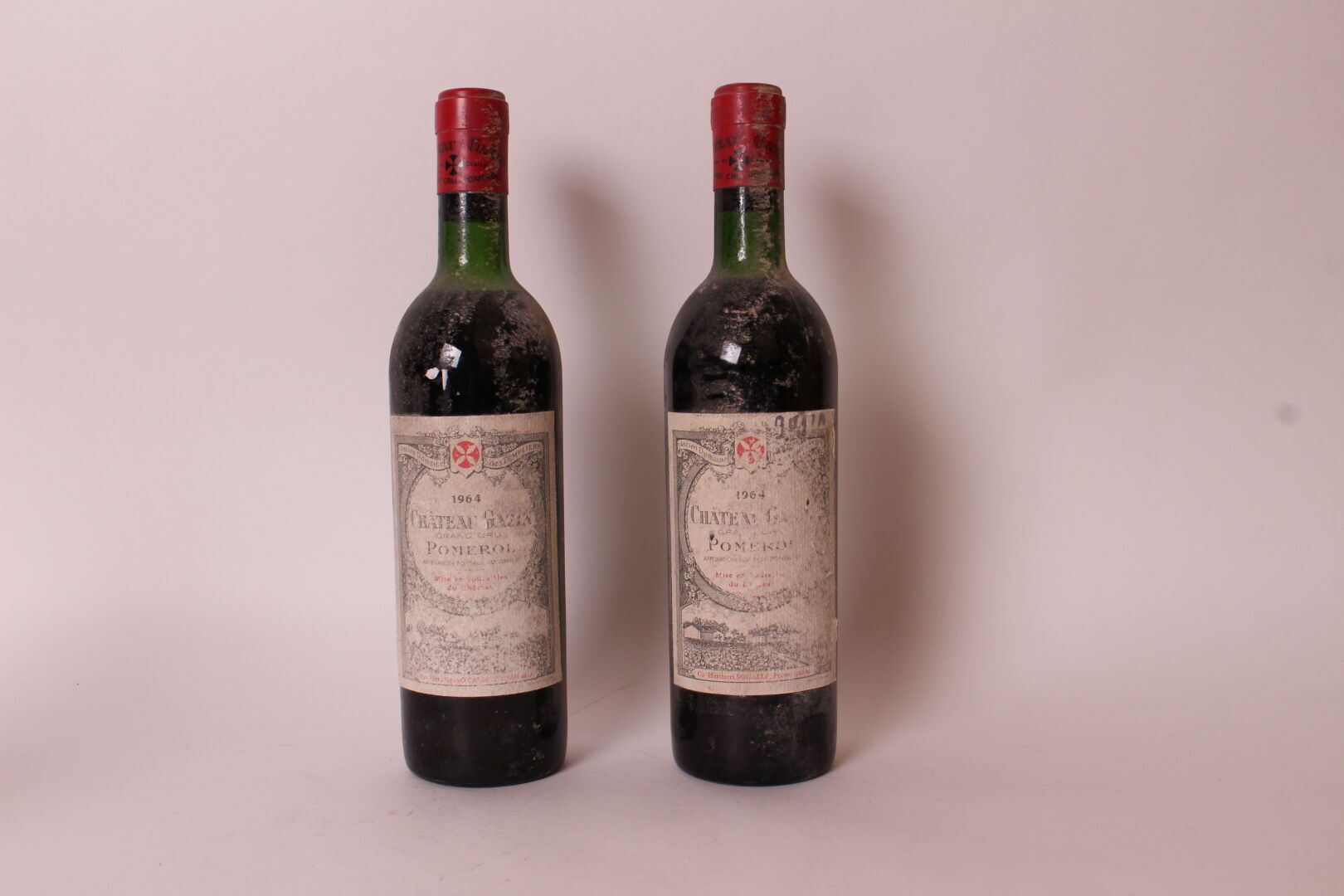Null Château GAZIN 1964

Pomerol.

Deux bouteilles

étiquettes légèrement abîmée&hellip;