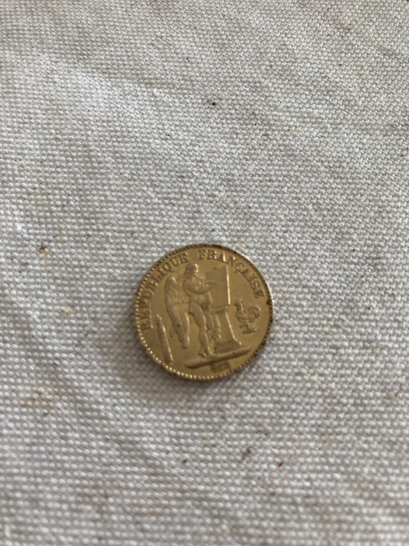 Null FRANCIA

Una moneta d'oro da 20 franchi del 1876, Genie.

Peso: 6.4g