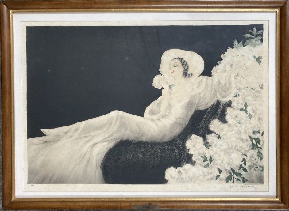 Null Louis ICART (1888-1950)

Mujer joven con flores

Litografía, firmada a lápi&hellip;
