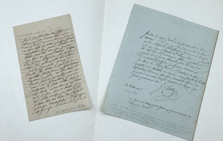 Null CLARKE Henri-Jacques-Guillaume (1765-1818)
2 cartas autógrafas firmadas, Pa&hellip;