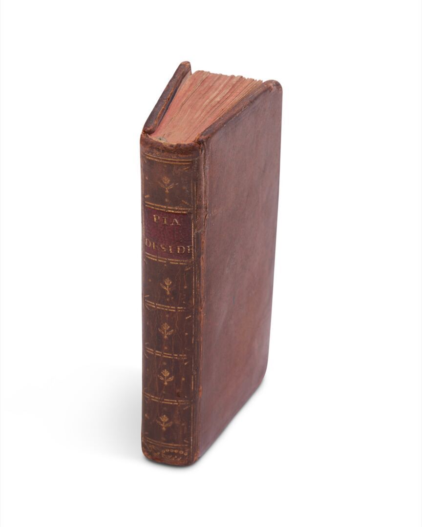 Null Hermann HUGO.皮亚-德西迪亚安特卫普，Henricum Aertssens，1645。16开本，棕褐色小牛皮，光滑的书脊装饰（18世纪装订&hellip;