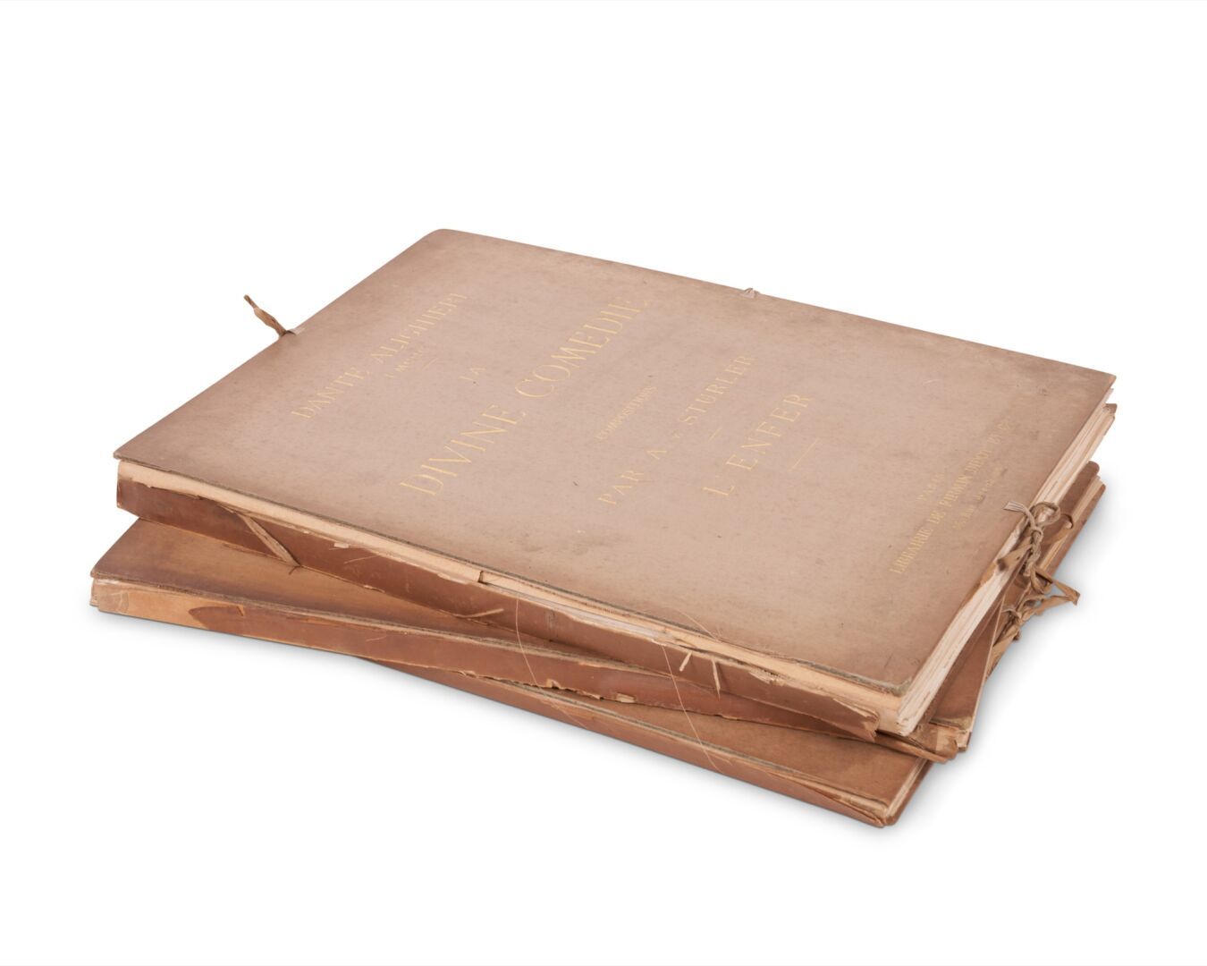 Null DANTE。神曲》。巴黎，Firmin-Didot，1884。3卷，宽边，叶子，出版商的文件夹。
A.的111首作品。Stürler由Baudran雕&hellip;