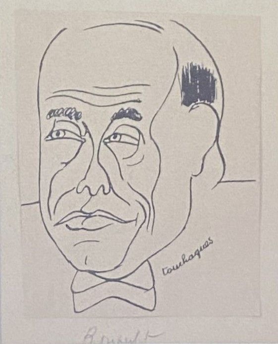 Null 路易斯-图沙格(1893-1974)

乔治-鲁奥的画像

石版画，在版心右下方签名。

12 x 10 cm (展出中)