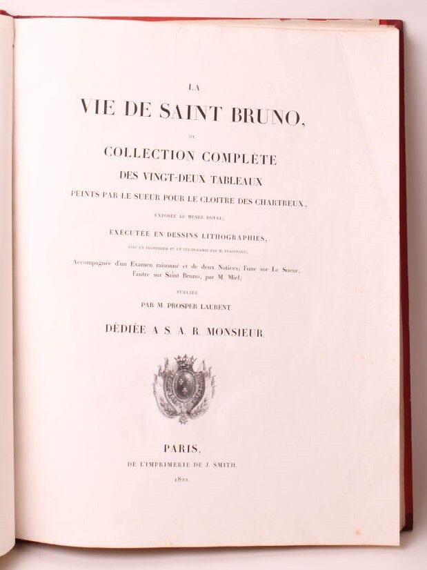 Null Eustache LE SUEUR, Prosper LAURENT, La vie de Saint Bruno, Colección de vei&hellip;