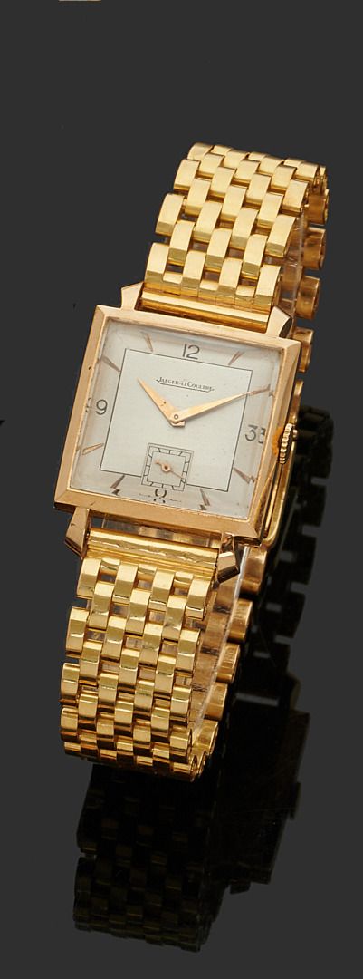 Null JAEGER LECOULTRE
Montre bracelet d'homme en or jaune 750 millièmes, la mont&hellip;