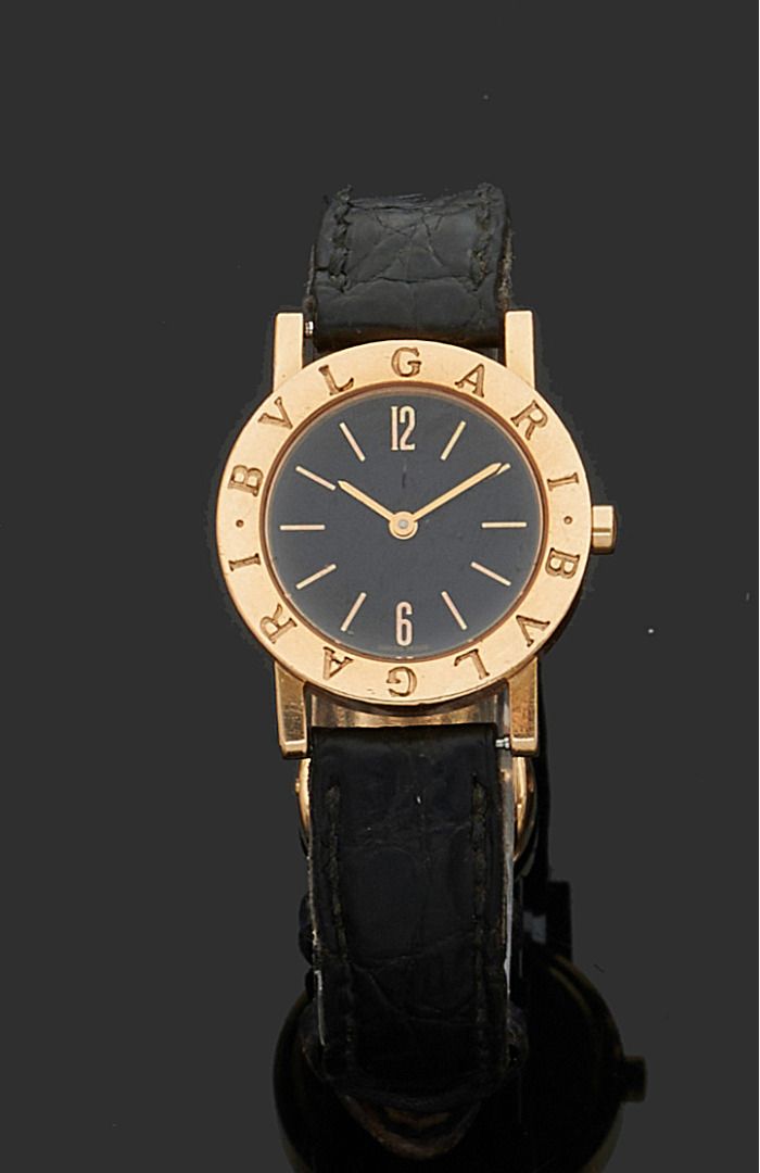 Null BULGARI 
Ref. BB 26 GL
No. P 154916
Ladies' wristwatch in 18k (750) gold. R&hellip;