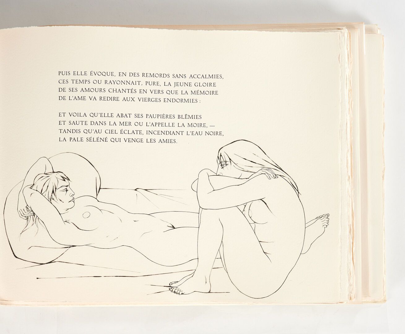 Null Paul VERLAINE.在同一时间。- Femmes et hombres.巴黎，汽车俱乐部藏书家，1969年。2卷，长4叶，印刷牛皮纸文件夹和滑&hellip;