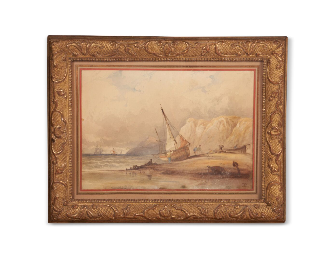 Null EUGÈNE MODESTE - EDMOND LE POITEVIN (1806-1870)
Marine
Aquarelle et encre s&hellip;