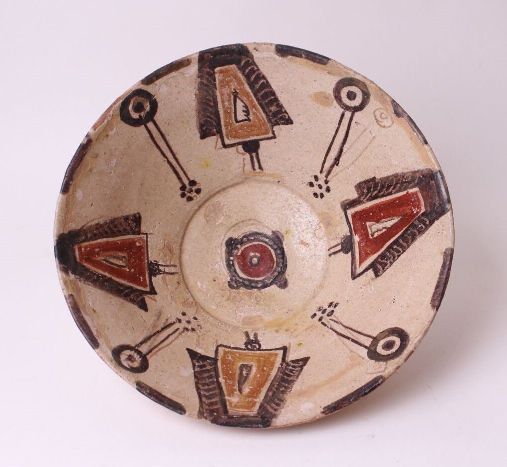 Null IRÁN, siglo XII 
Cuenco de cerámica en forma de cono truncado, decorado en &hellip;