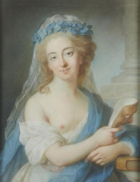 Null Ecole FRANCAISE de la fin du XVIIIème siècle
Portrait d'actrice
Pastel
74 x&hellip;