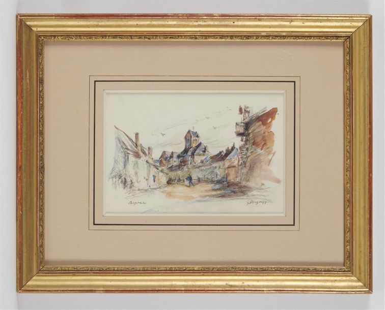 Null Georges-Edmond DARGOUGE (1897- 1990)
Suite de quatre aquarelles sur papier &hellip;
