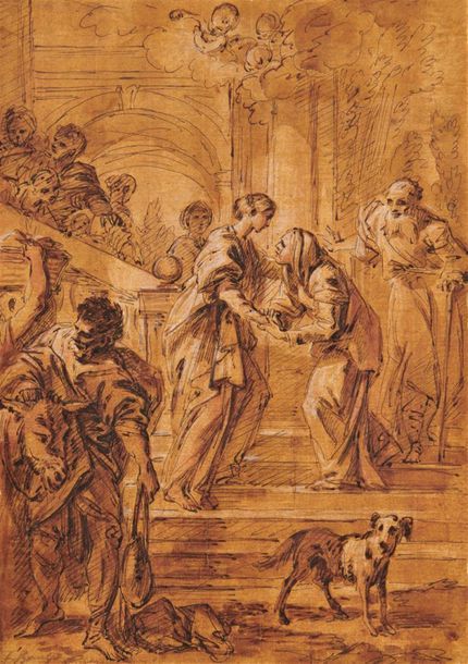 Null François BOUCHER (Paris 1703-1770)
La Visitation d'après Carlo Maratta
Plum&hellip;