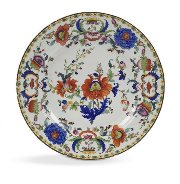 Null Niderviller
Plat rond en porcelaine à décor polychrome dans le style des po&hellip;